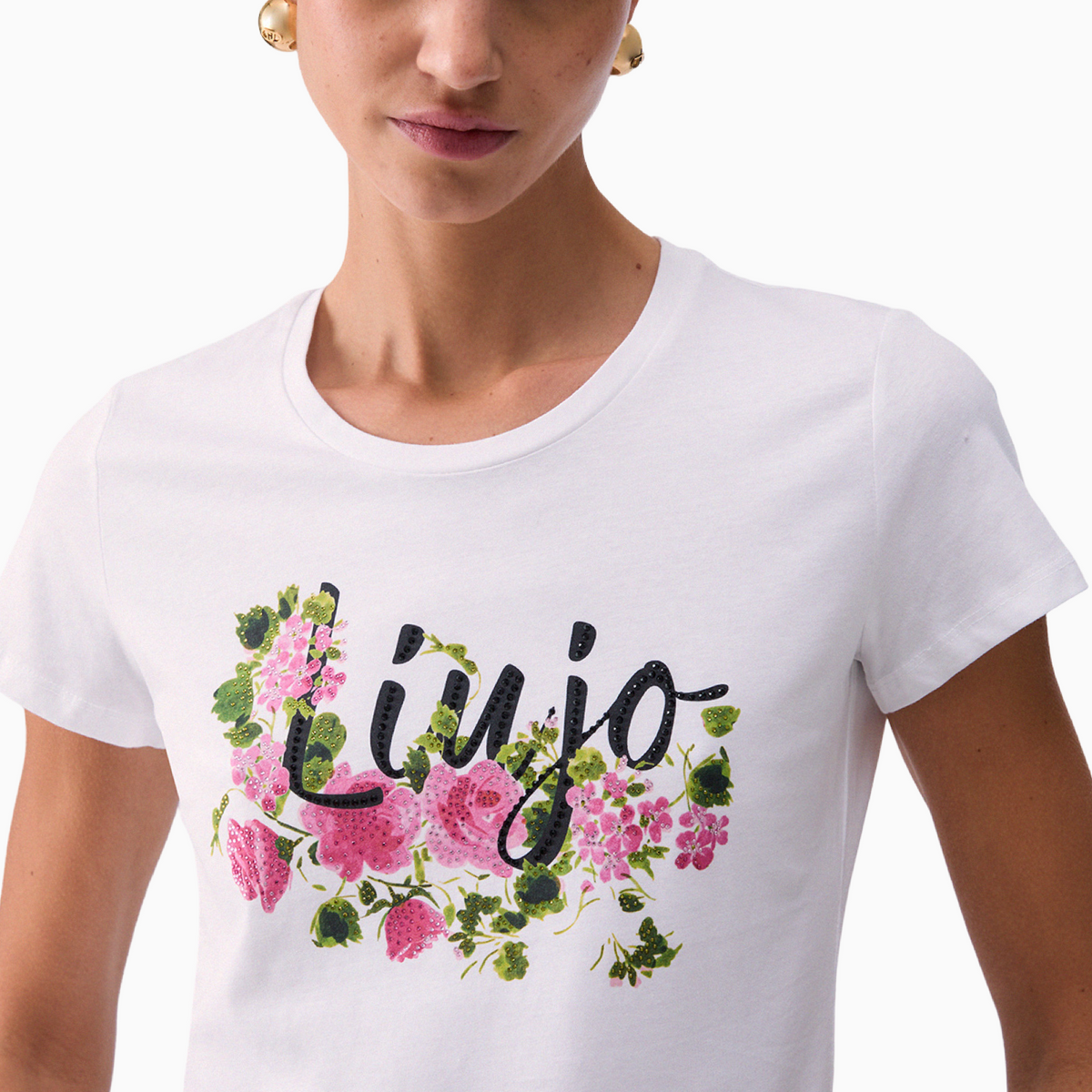 Дамска тениска Liu Jo Women T-shirt WA6493 JS923 P9603 Close-Up