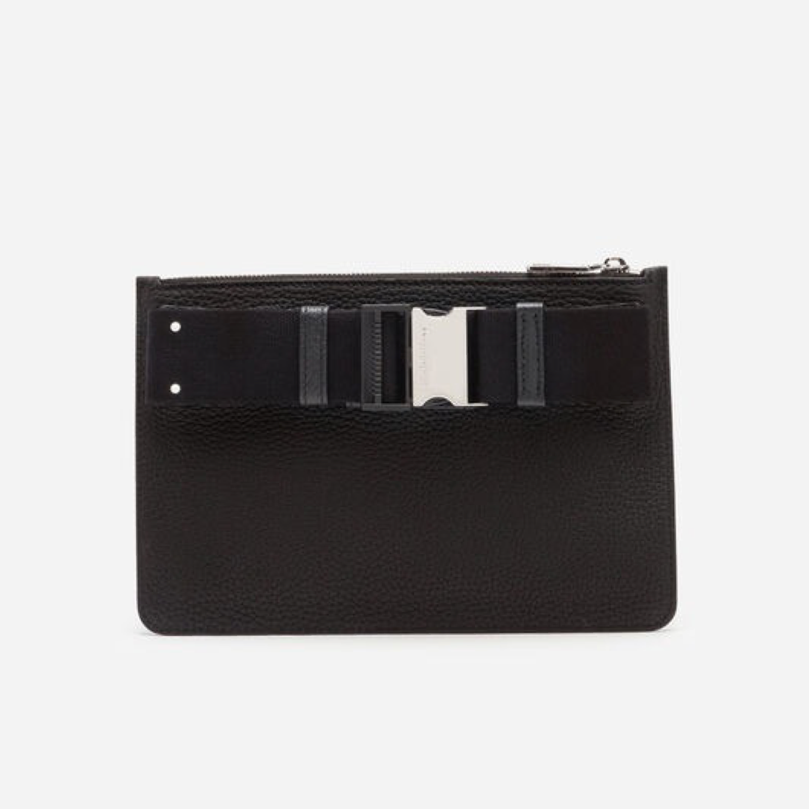 Dolce & Gabbana Black Leather Belt Bag BM1730AZ31980999  Back View