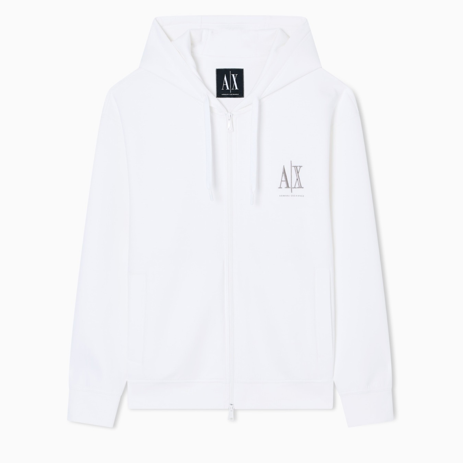 Мъжки бял суичър Armani Exchange Men Sweatshirt XM000371 AF10818 U0009 Front View