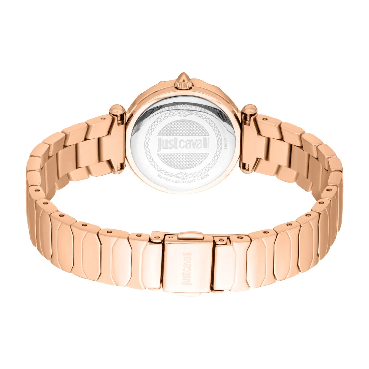 Дамски часовник Women’s watch Just Cavalli Animalier Stells Snake JC1L363M0055 Rose Gold Green