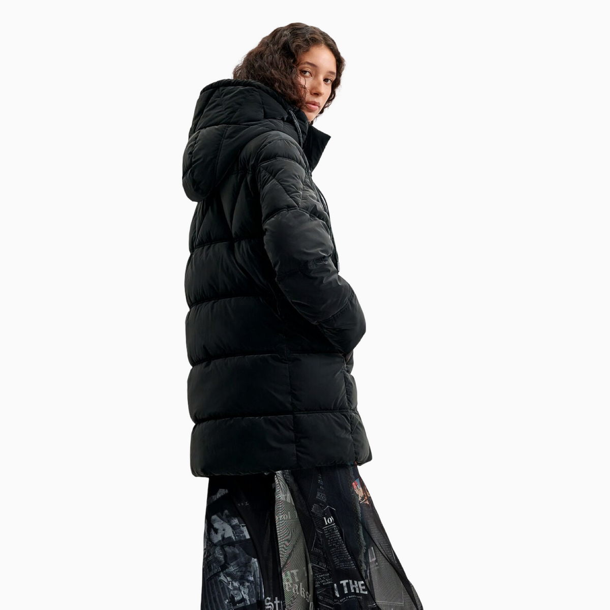 Дамско яке Desigual Women Jacket 26WWEW54 2000 Back View