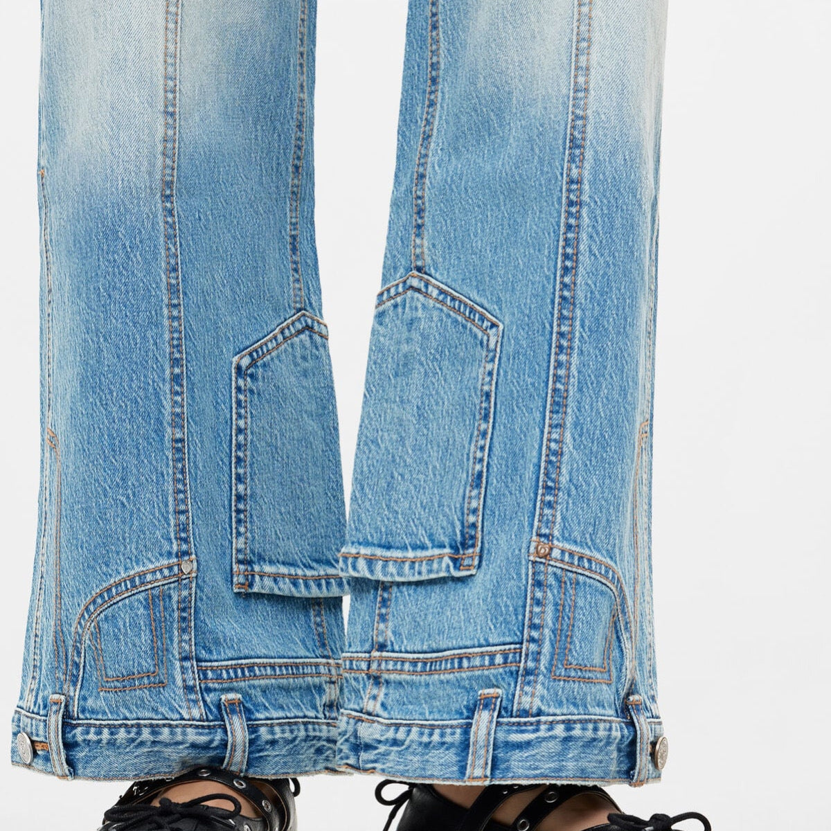 Дамски дънки Desigual women’s jeans 26WWDD17 5053 Close-up 