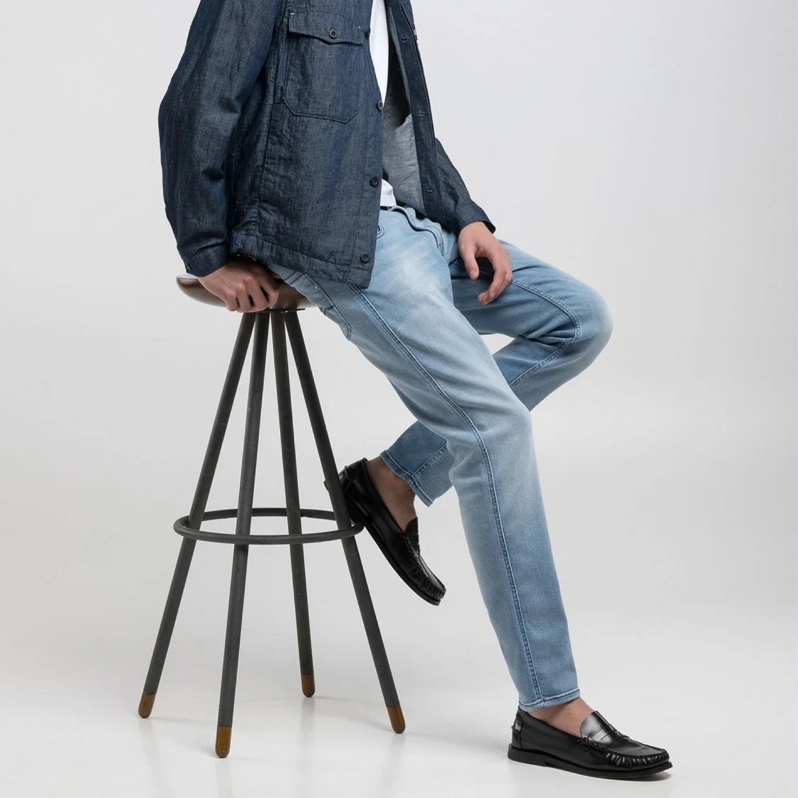 Мъжки дънки Replay Men Jeans M914Y.000.261 C42 Side View