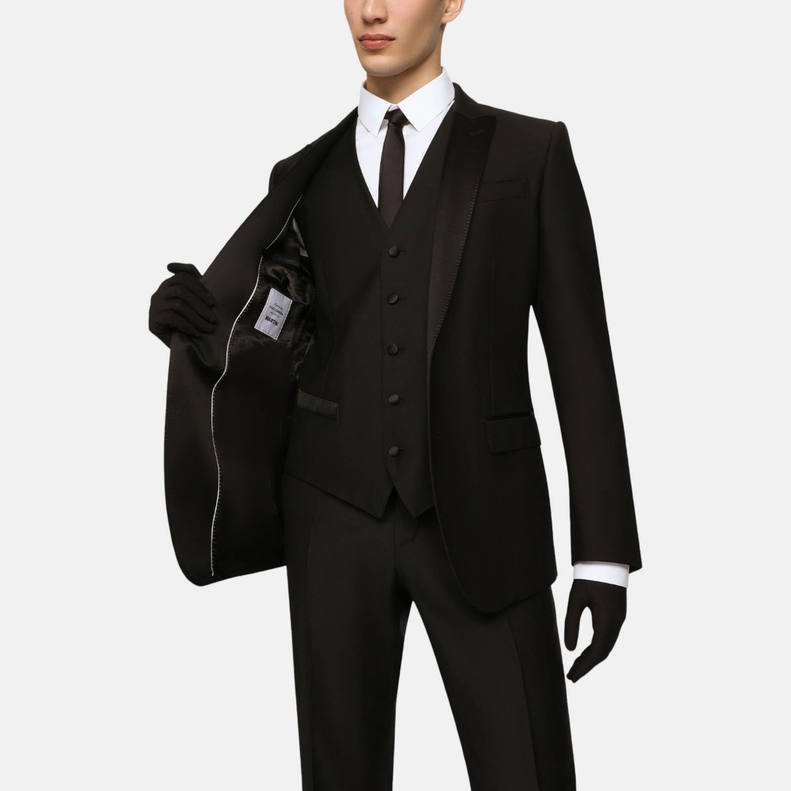 Dolce & Gabbana MARTINI 3 Piece Men Suit Front View