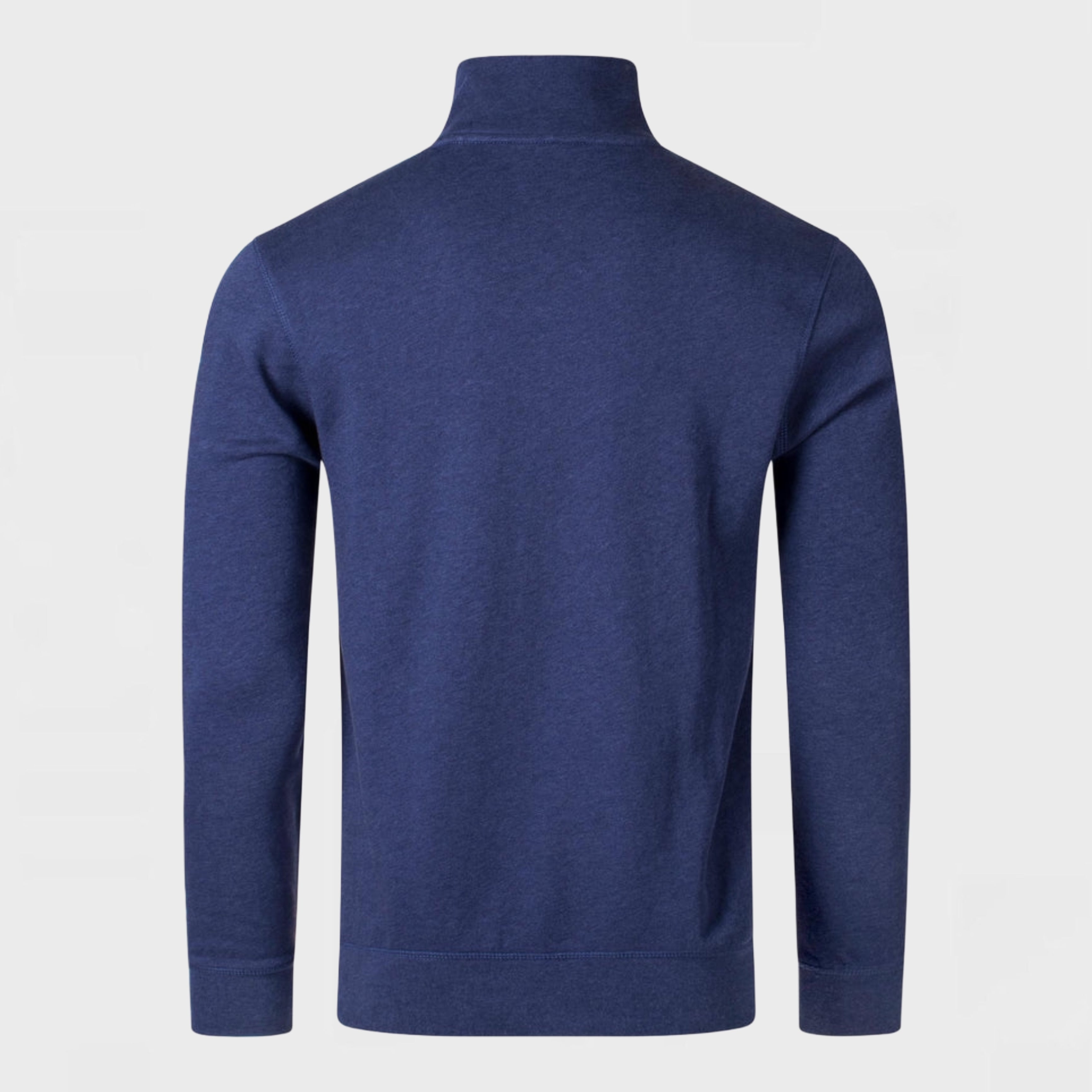 Мъжка тъмносиня блуза с цип Hugo Boss Men’s halfzip sweatshirt Zetrust 50468926 418