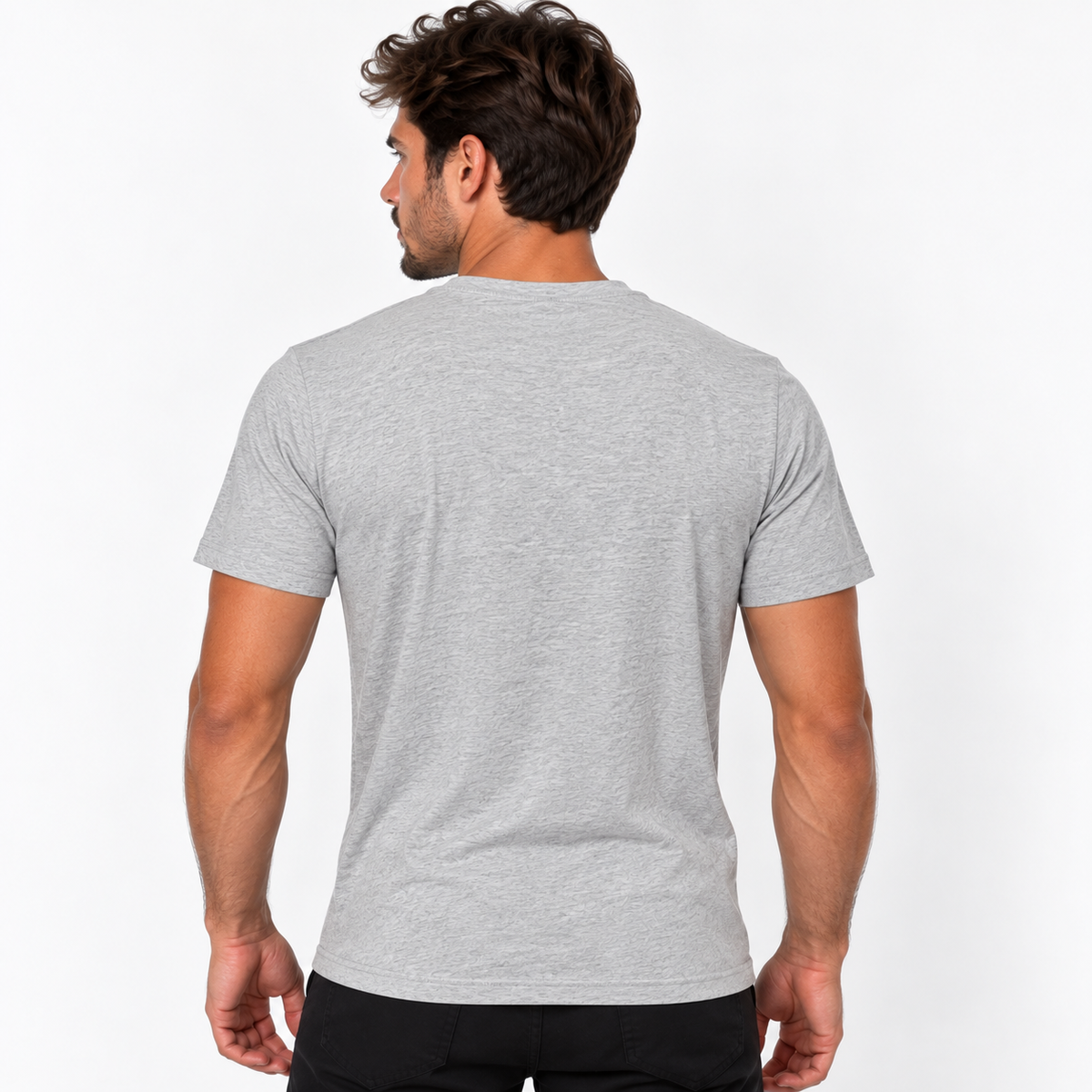 Мъжка тениска Cavalli Class Men T-shirt QXT61WJD060 0496 Back View