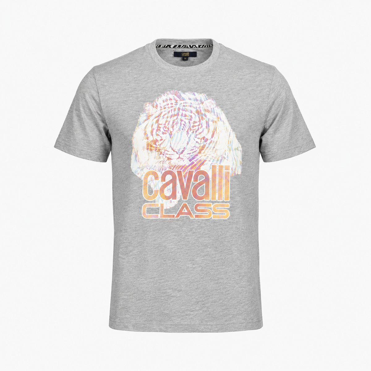 Мъжка тениска Cavalli Class Men T-shirt QXT61WJD060 0496 Front View
