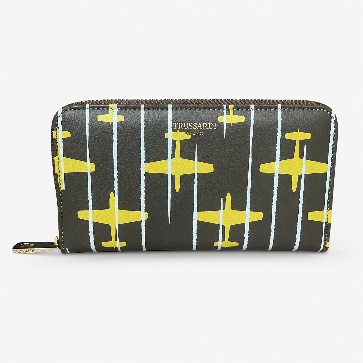 Клъч портмоне Clutch wallet Trussardi Airplane
76W00023 2Y000129 Y601 front view