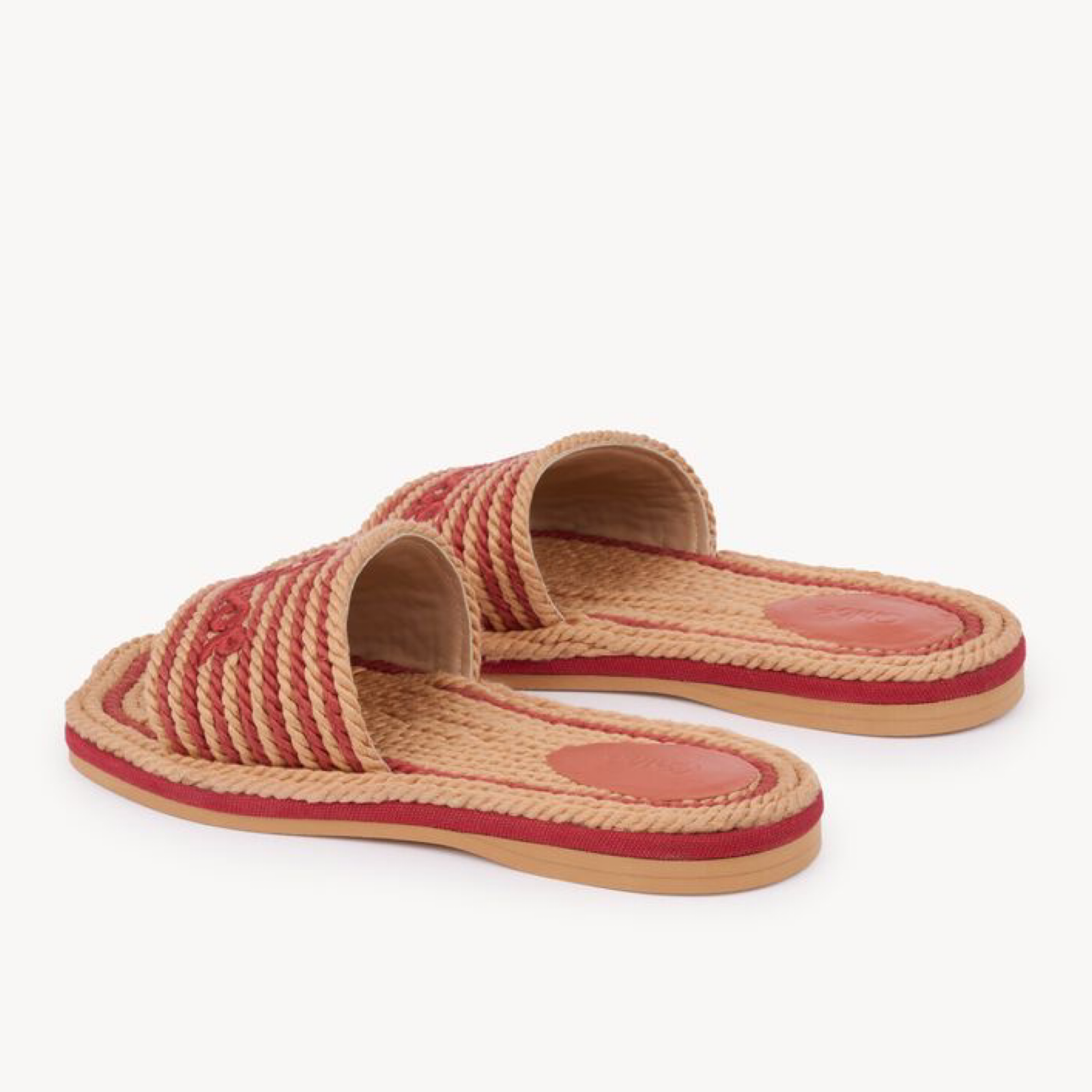 Chloe Sand Slides CH26U19AXP527 Heel View