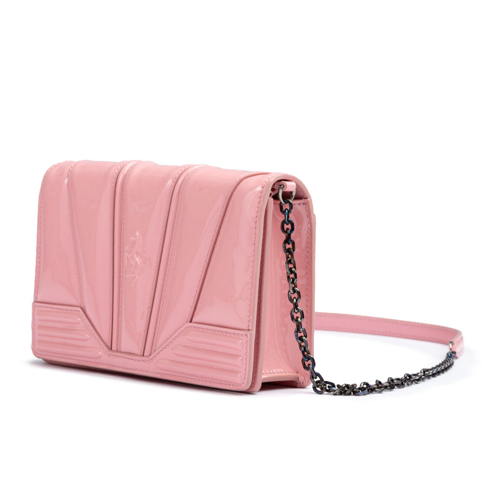 Ferrari GT Patent Leather Bag Side View