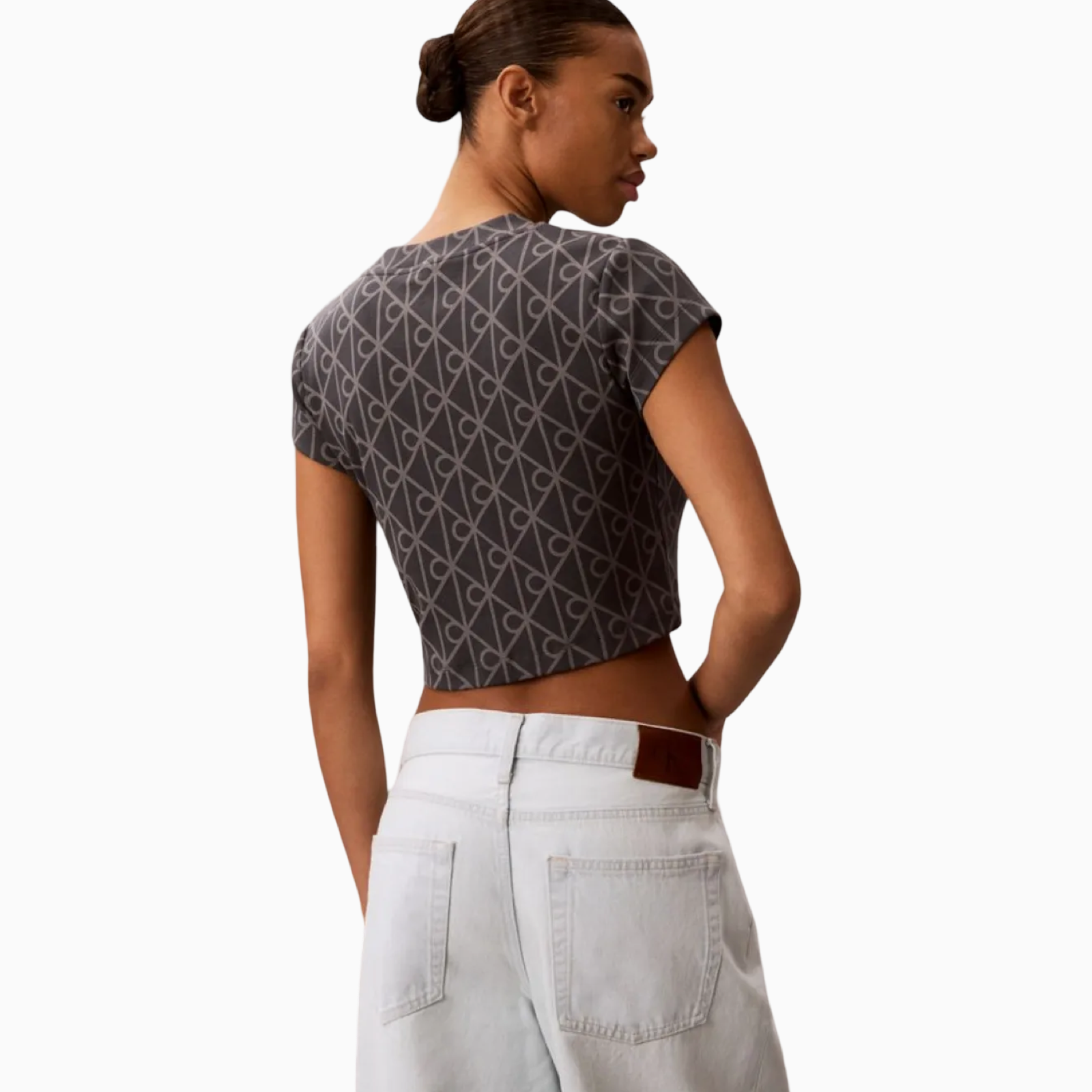 Дамска тениска Calvin Klein Jeans Women T-shirt LV047G830G 4XN Back View