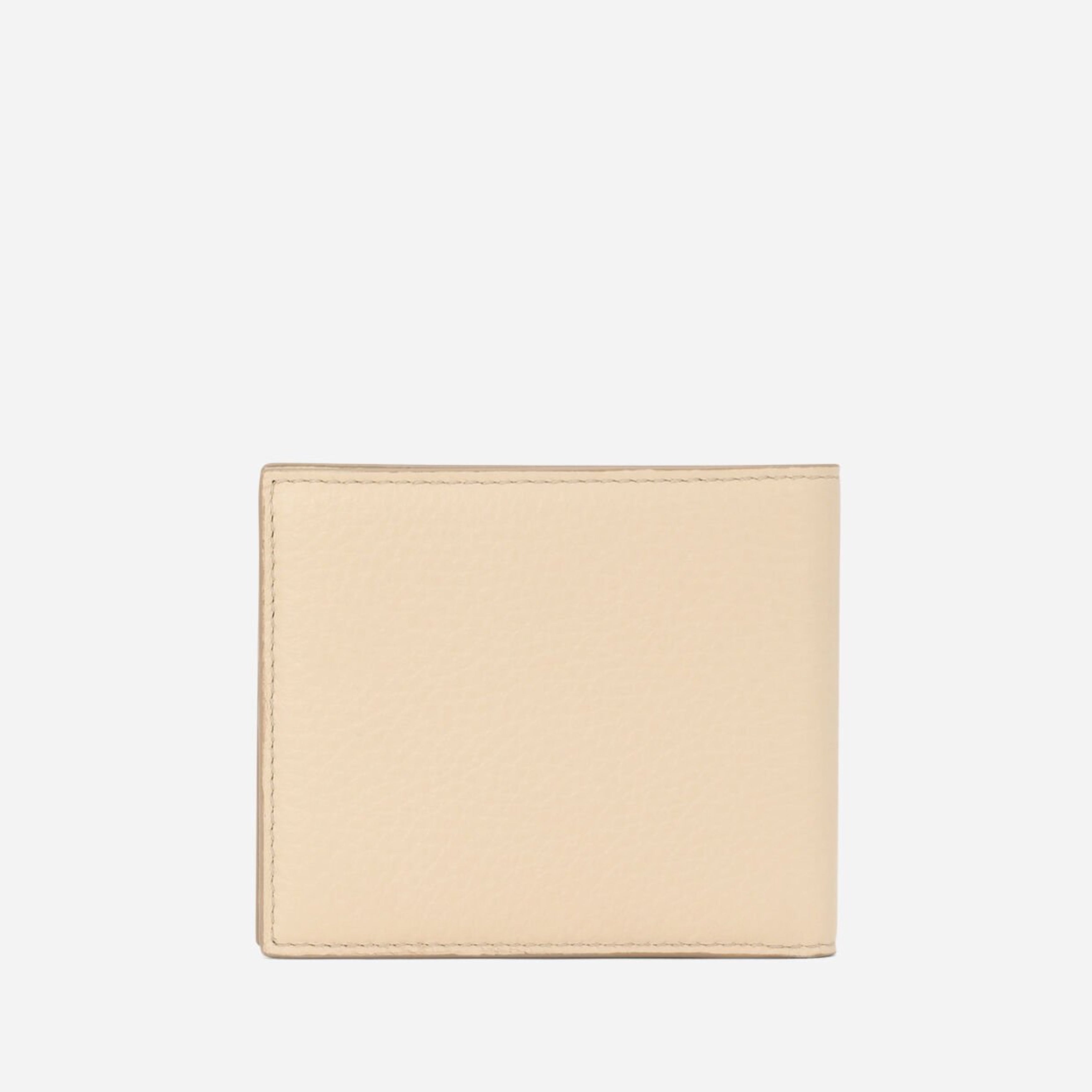 Мъжки луксозен бежов портфейл от еленова кожа Dolce & Gabbana  Men’s Beige Deer Leather Luxury Wallet