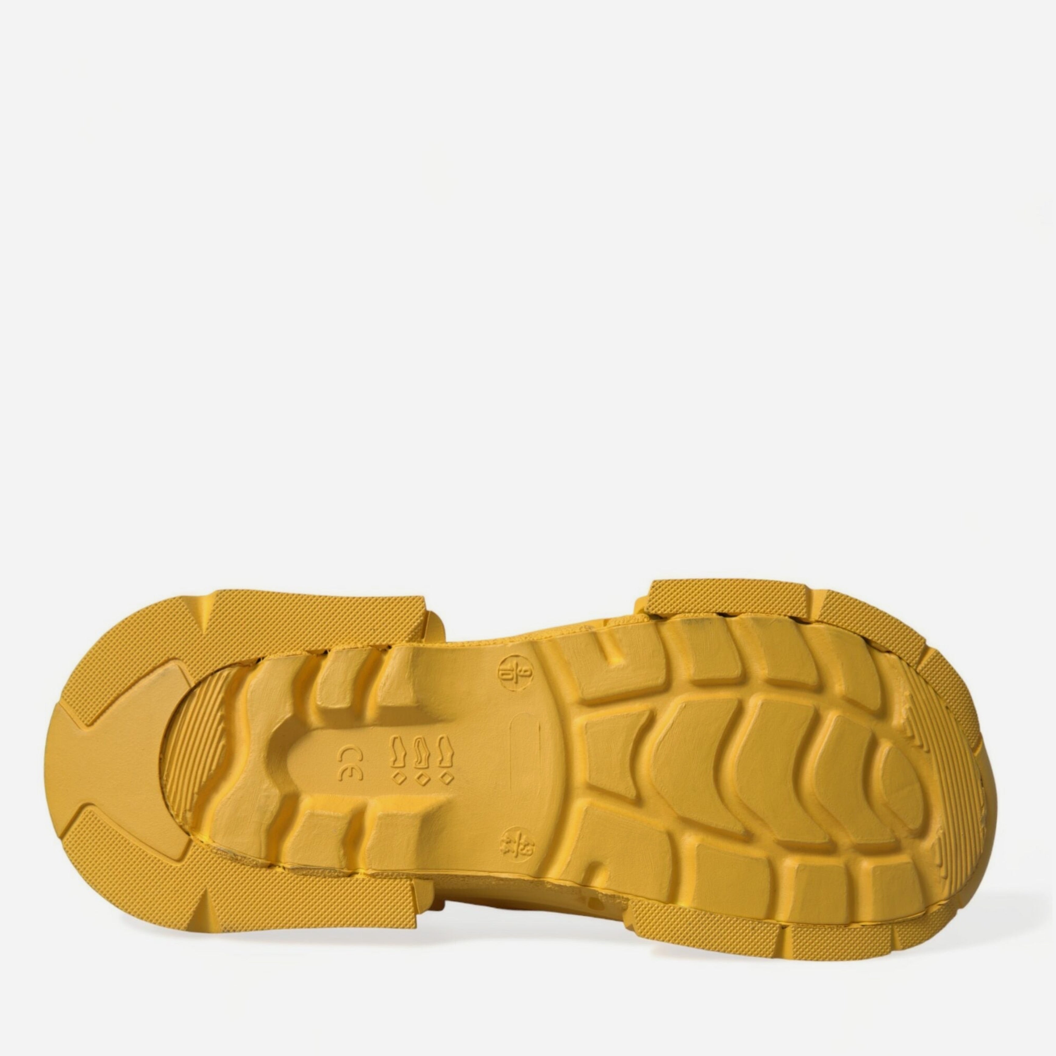 Мъжки луксозни чехли в жълто и зелено Dolce & Gabbana Men’s Chic Rubber Clogs Slippers in Lush Colors (Yellow and Green)