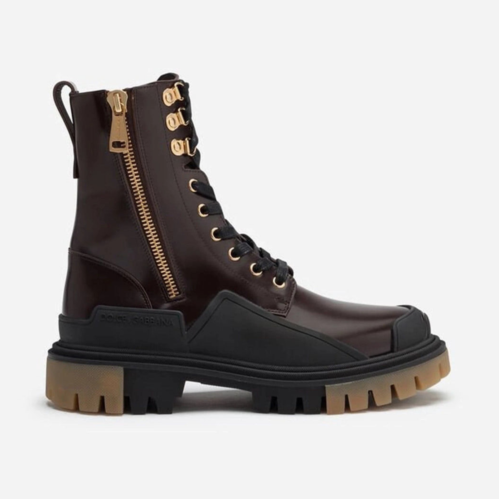Dolce & Gabbana Amphibian Trekking Style Boots Lateral View