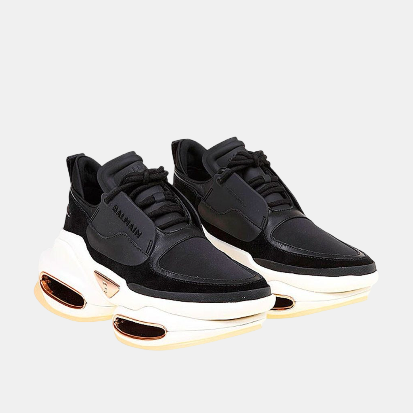 Balmain B-Bold Sneakers Medial View