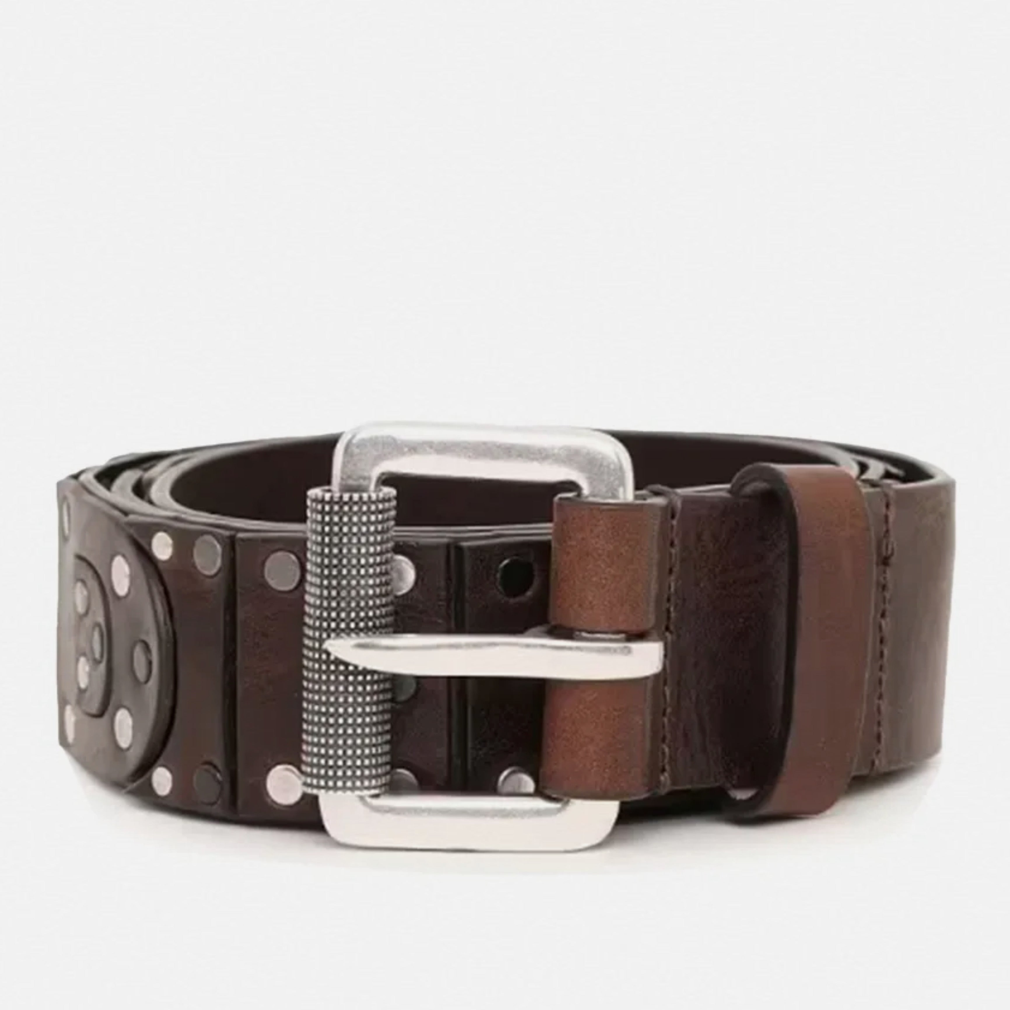 Мъжки колан от естествена кожа в кафяво Men’s belt Diesel B-Stellar X08517PS142 T2178 Brown