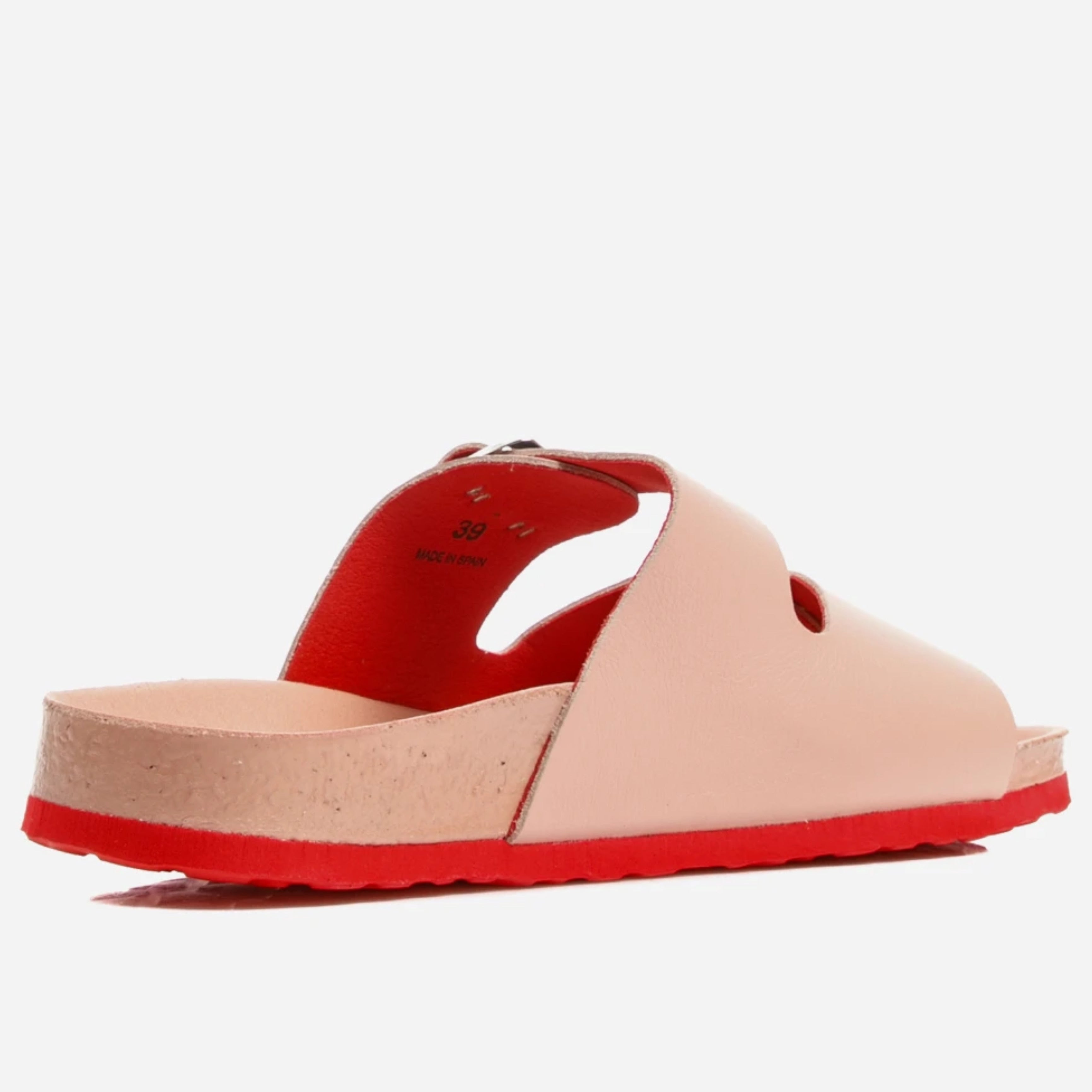 Дамски чехли сандали тип Birkenstock - Love Moschino JA28103G1EIAZ609 в цвят пепел от рози