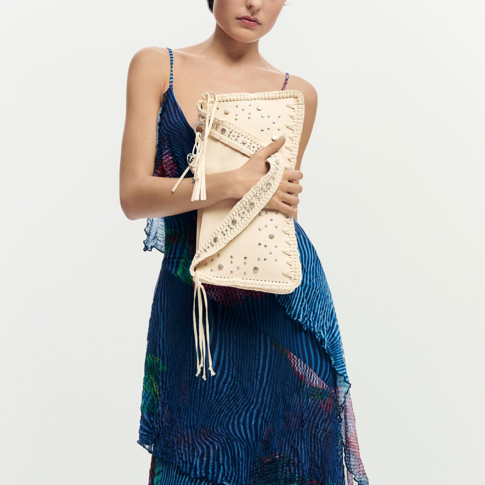 Дамска чанта Desigual Women Studded Handbag 26SAXP49 1008 Model View