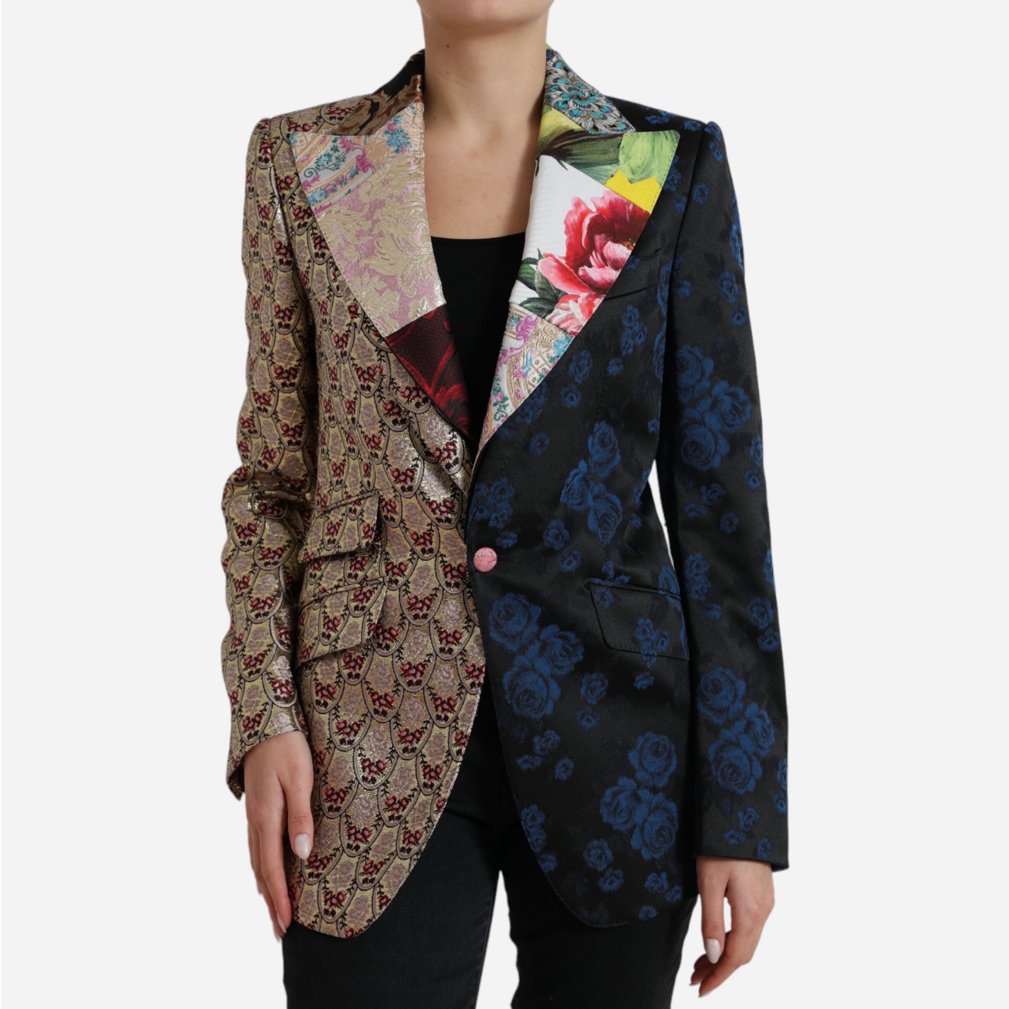 Dolce & Gabbana Luxury Patchwork Blazer