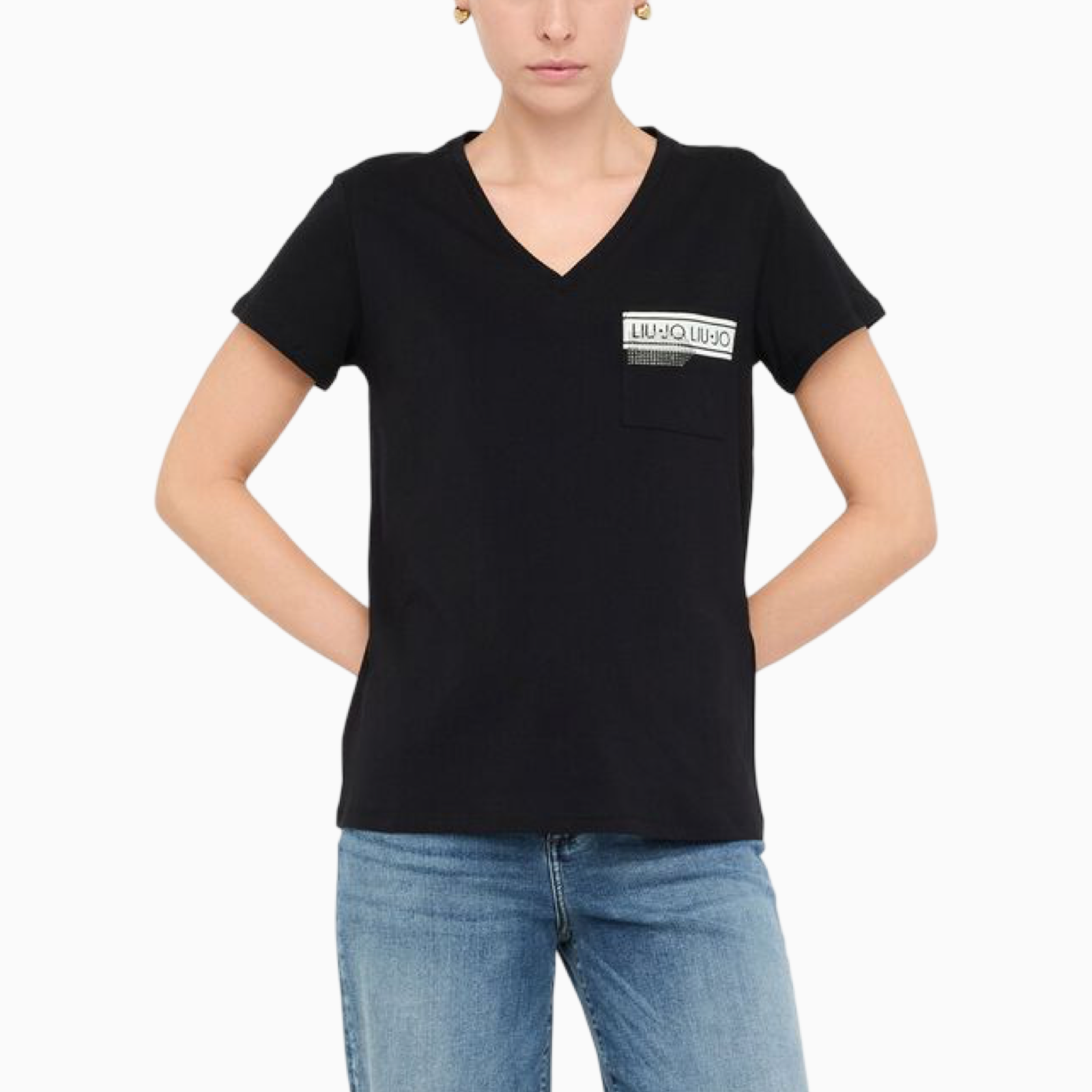Дамска тениска Liu Jo Women T-shirt 
TF5167 JS923 Front View