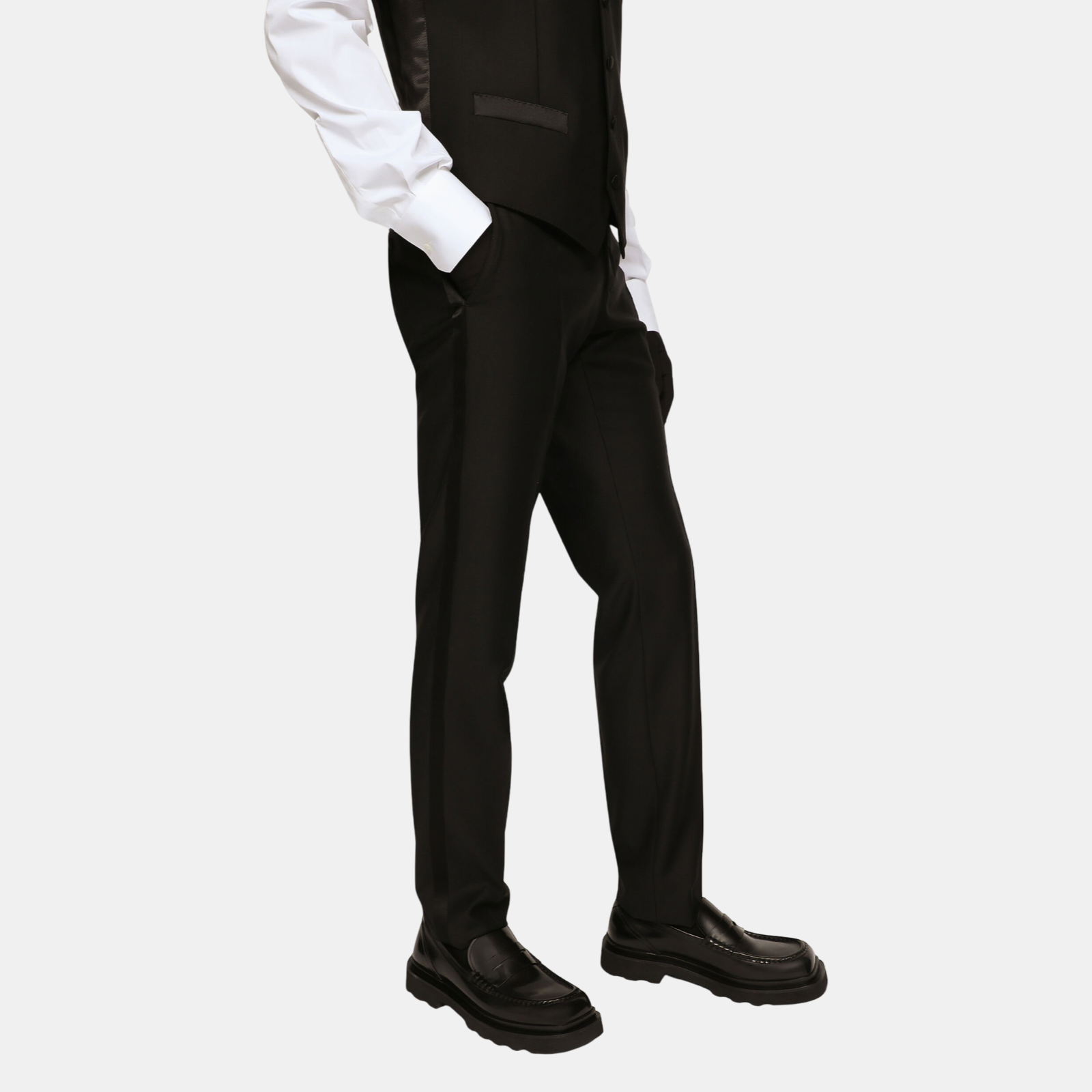 Dolce & Gabbana MARTINI 3 Piece Men Suit Side View