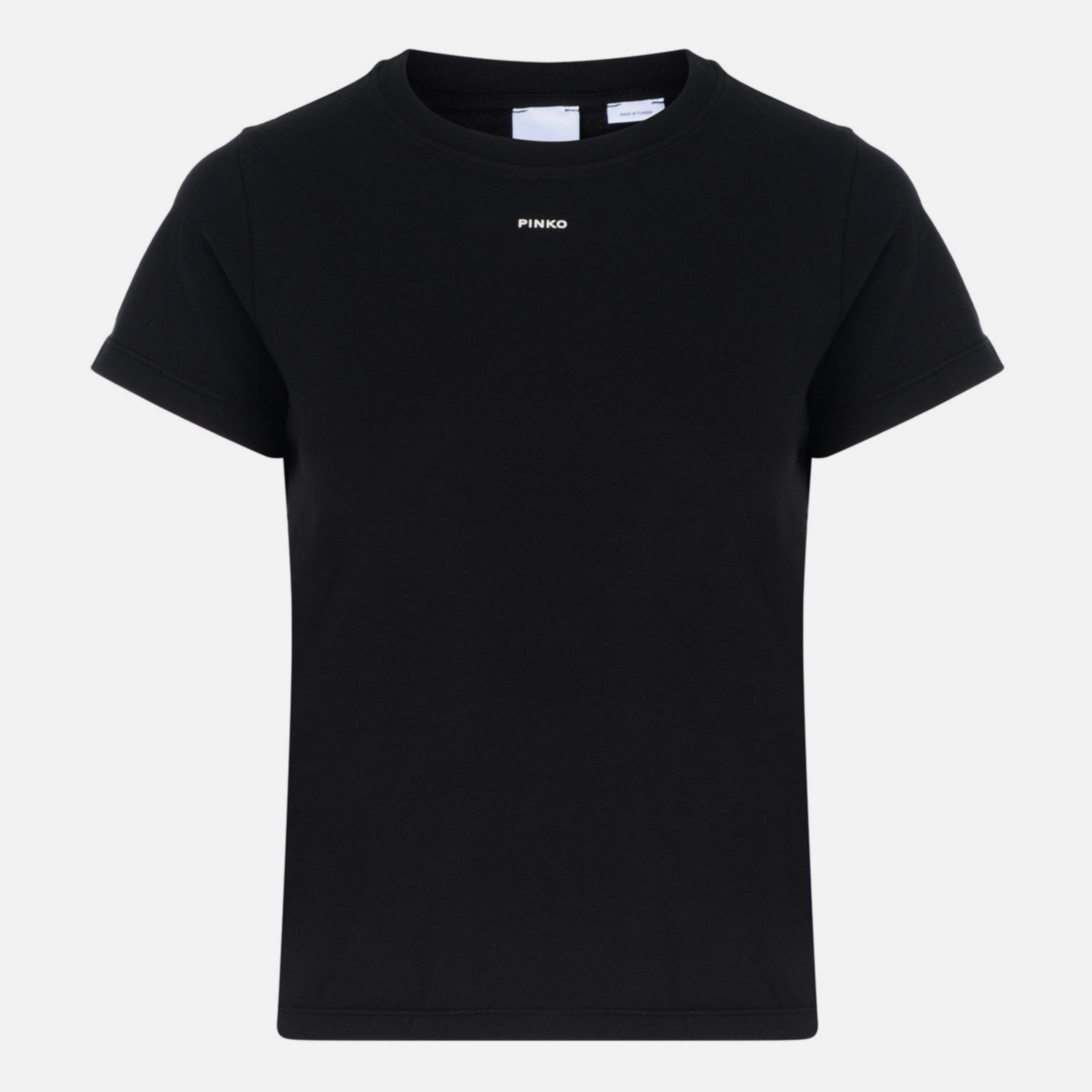 Дамска тениска в черно Women’s t-shirt mini logo PINKO 100373 A228 Z99 Black