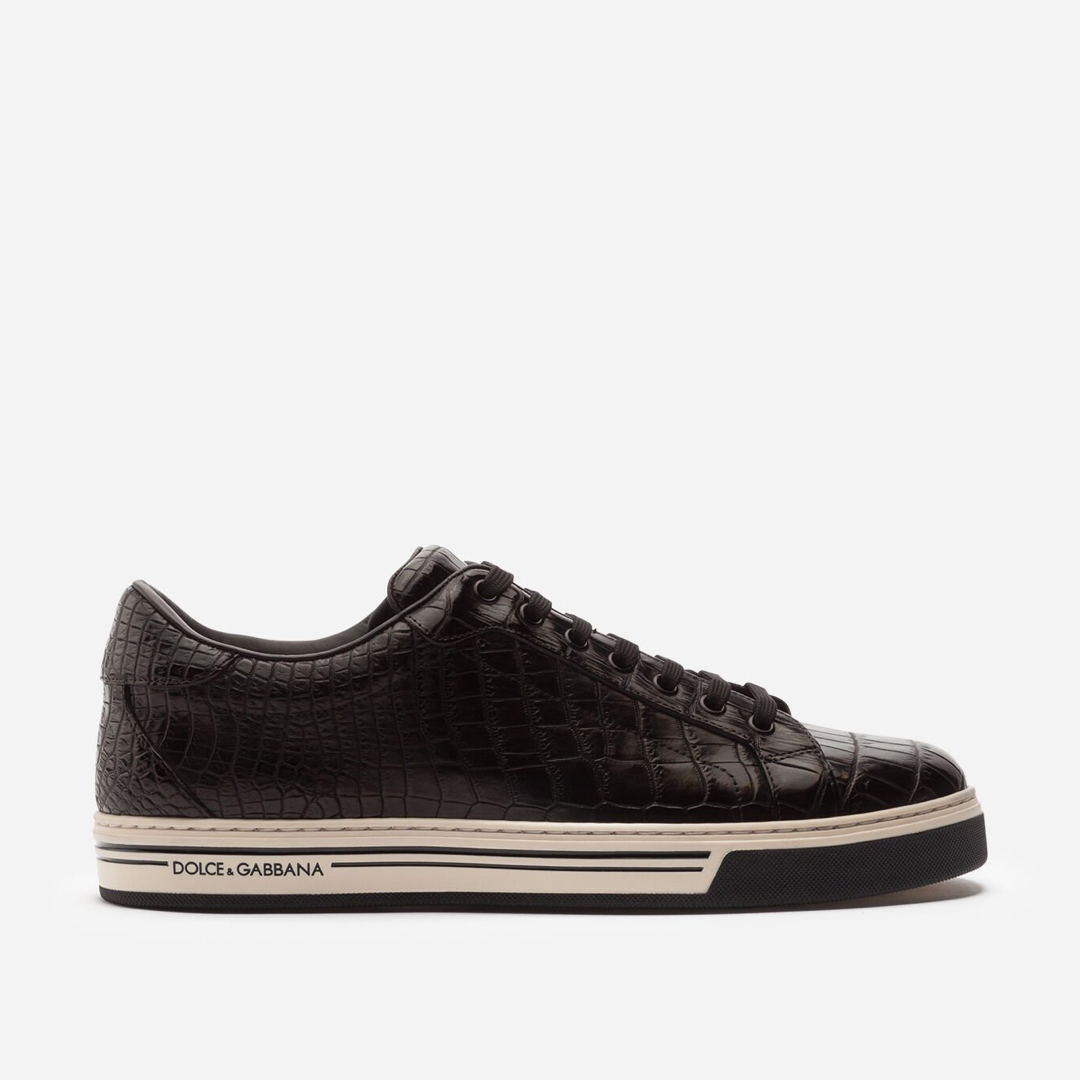 Dolce & Gabbana Roma Men Croco Sneakers