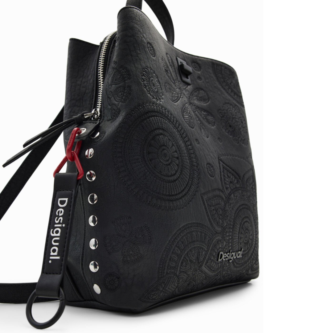 Дамска черна раница Desigual Women’s Rucksack / Backpack 25SAKP02 Black