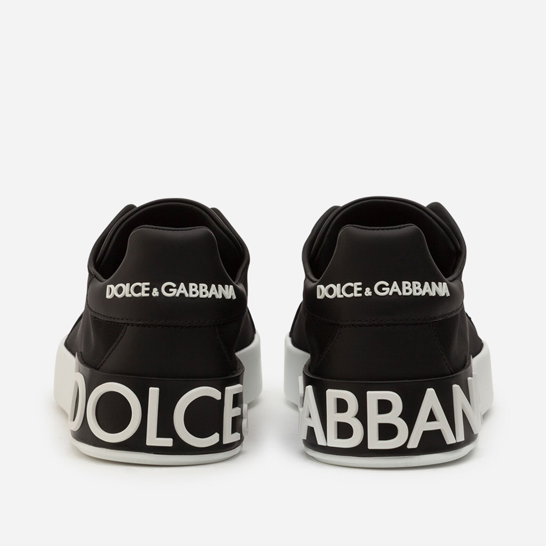 Дамски черни маратонки Dolce & Gabbana Portofino Women Sneakers