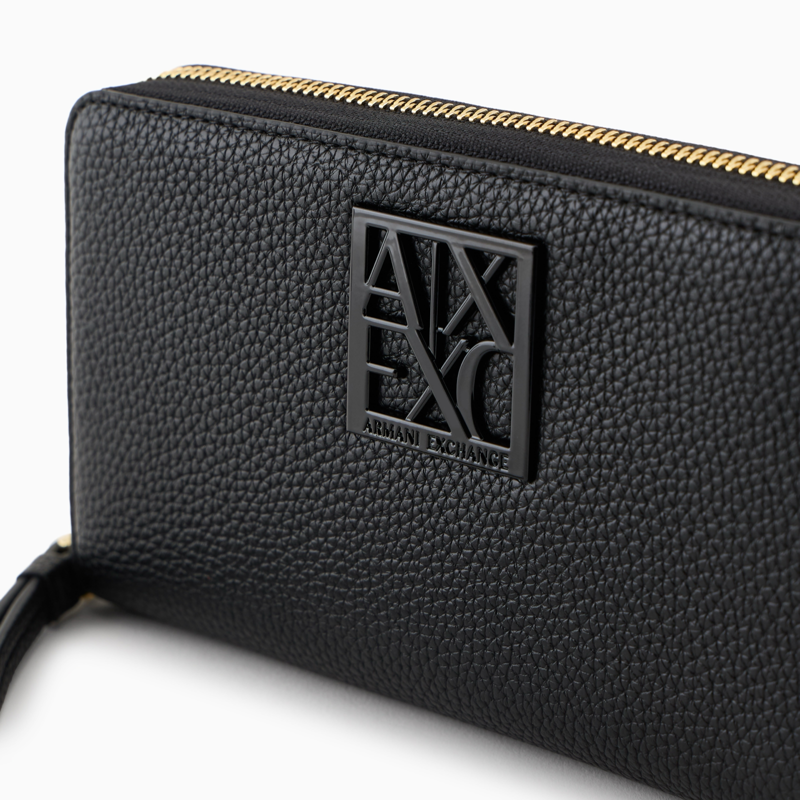Дамско черно портмоне Armani Exchange Women Wallet XW000361 AF11902 UC001 Close-Up