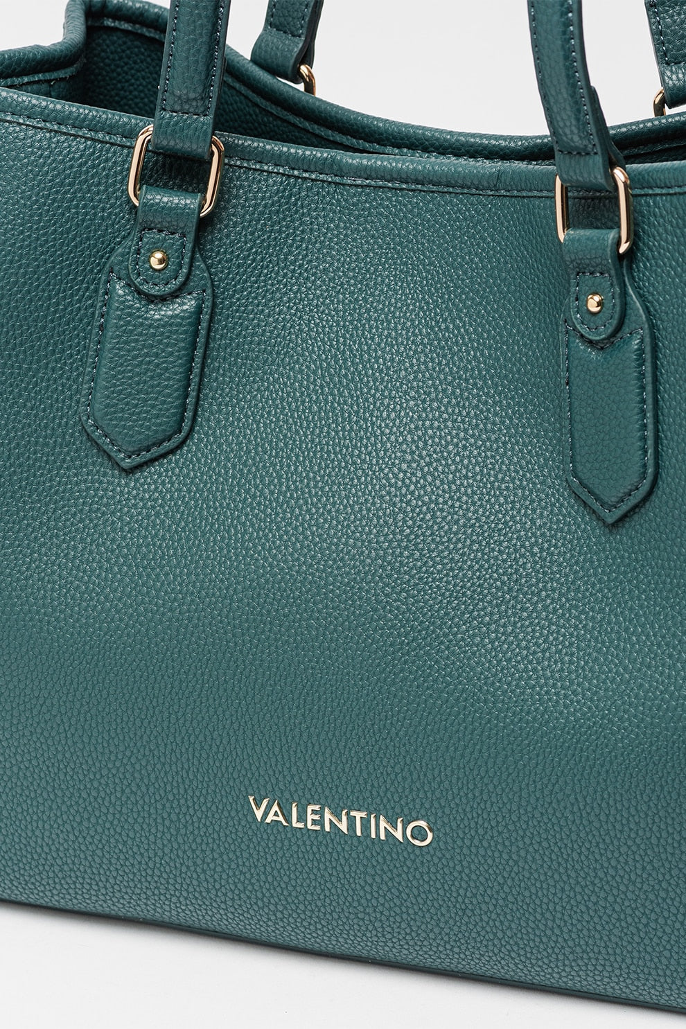 Дамска голяма чанта в синьозелено Women’s handbag Valentino Brixton VBS7LX01 Ottanio (Blue-Green)