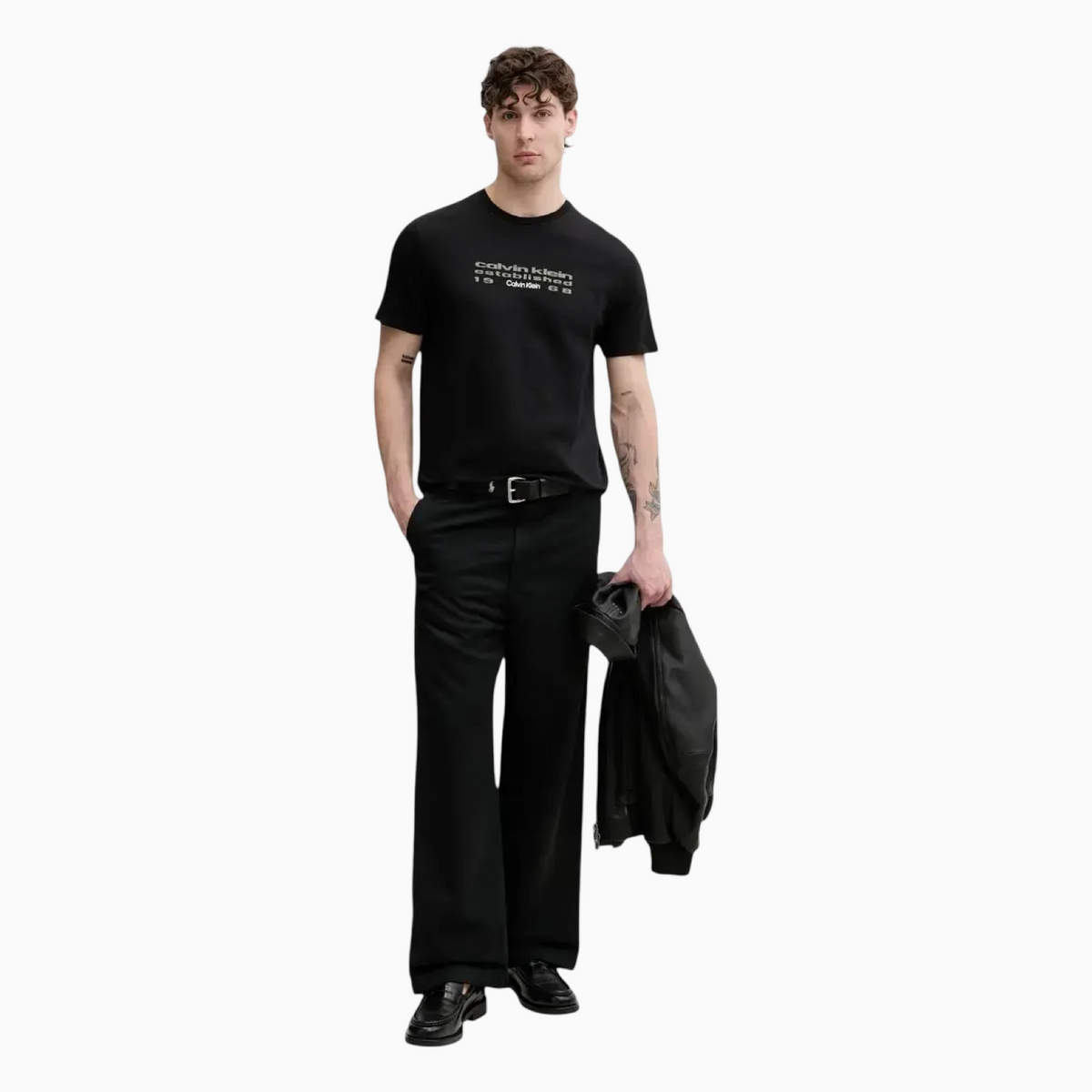 Мъжка тениска Calvin Klein Men T-shirt LV04RG800G UB1 Front View