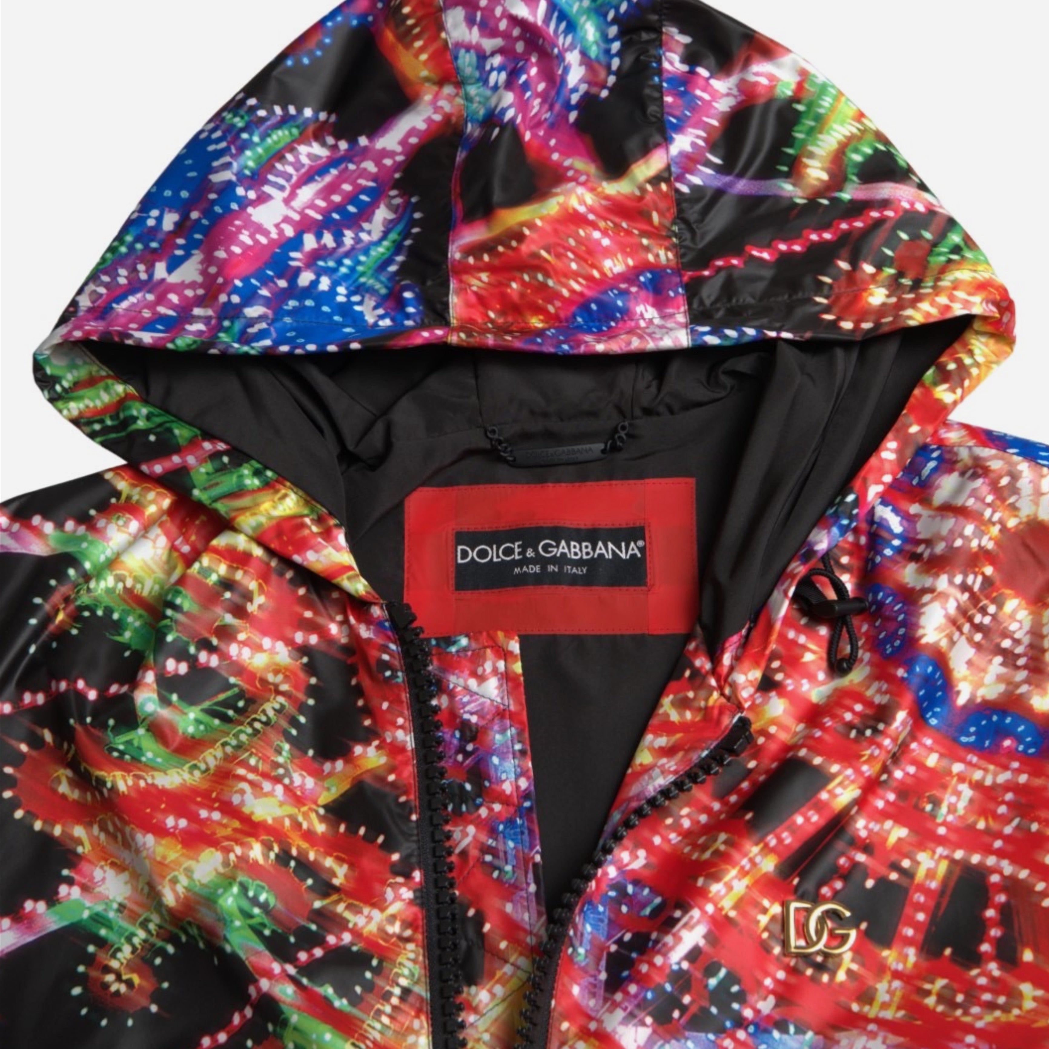 Мъжко многоцветно пролетно яке DOLCE & GABBANA Men’s Luxury Multicolor Windstopper