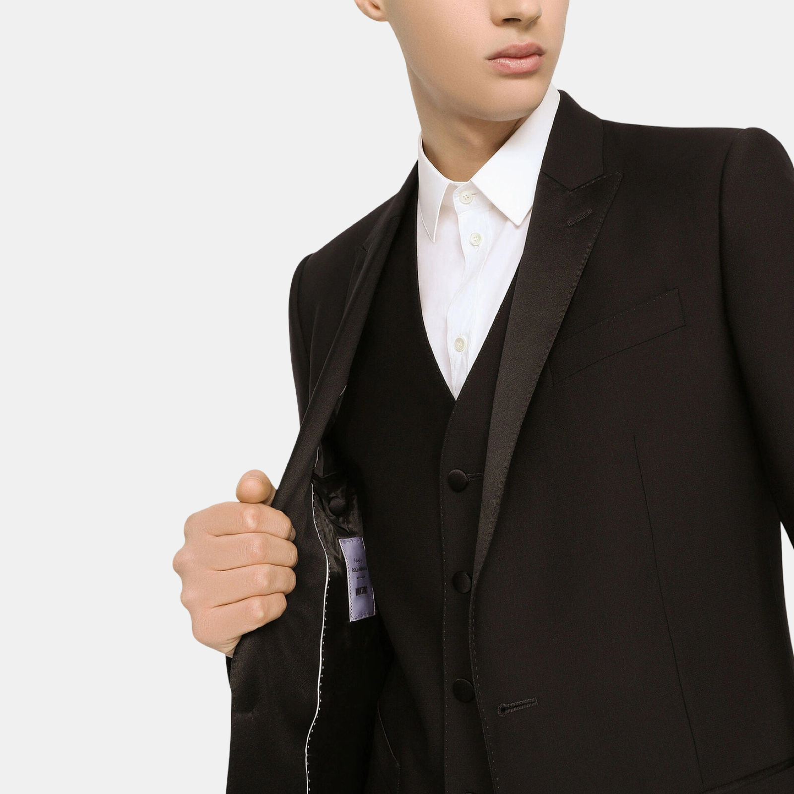 Dolce & Gabbana MARTINI 3 Piece Men Suit Close-Up