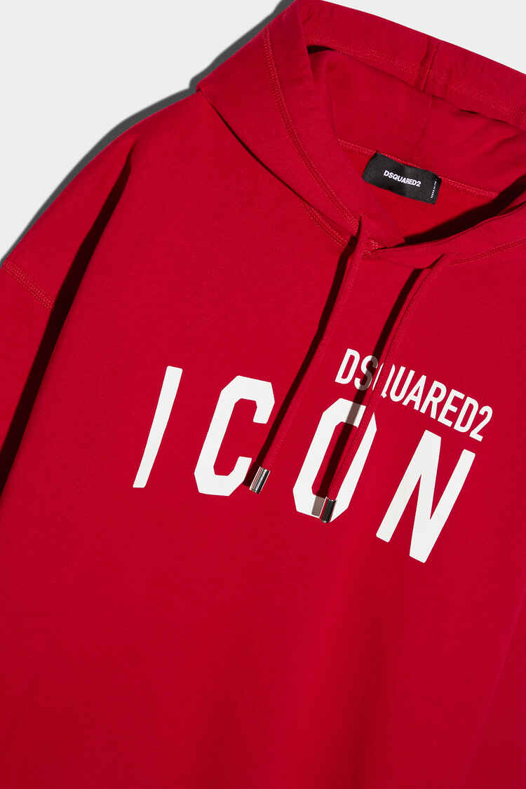 Мъжко червено oversized hoodie Dsquared Icon