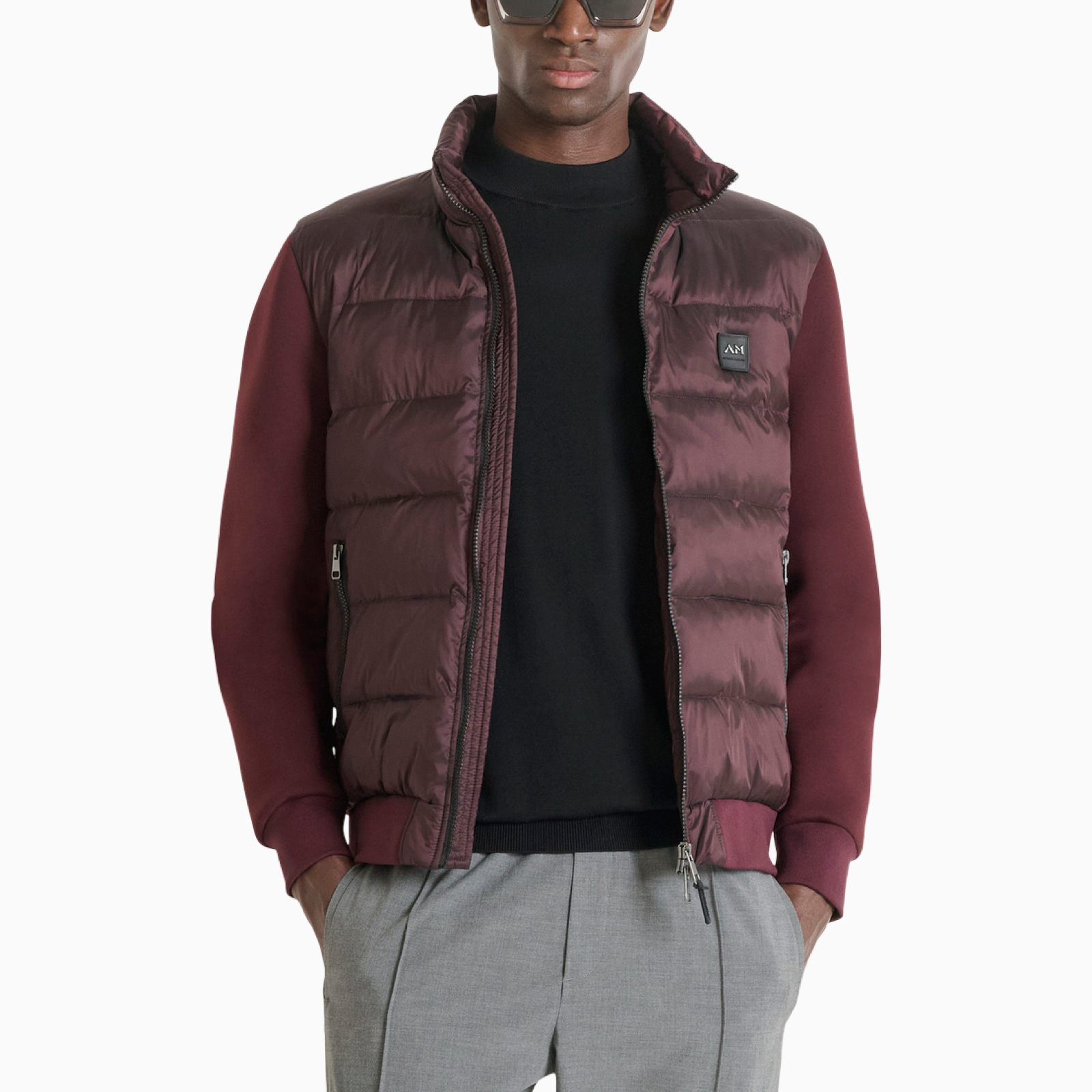 Мъжко бордо яке Antony Morato Men Jacket MMCO00936-FA600275 Front View