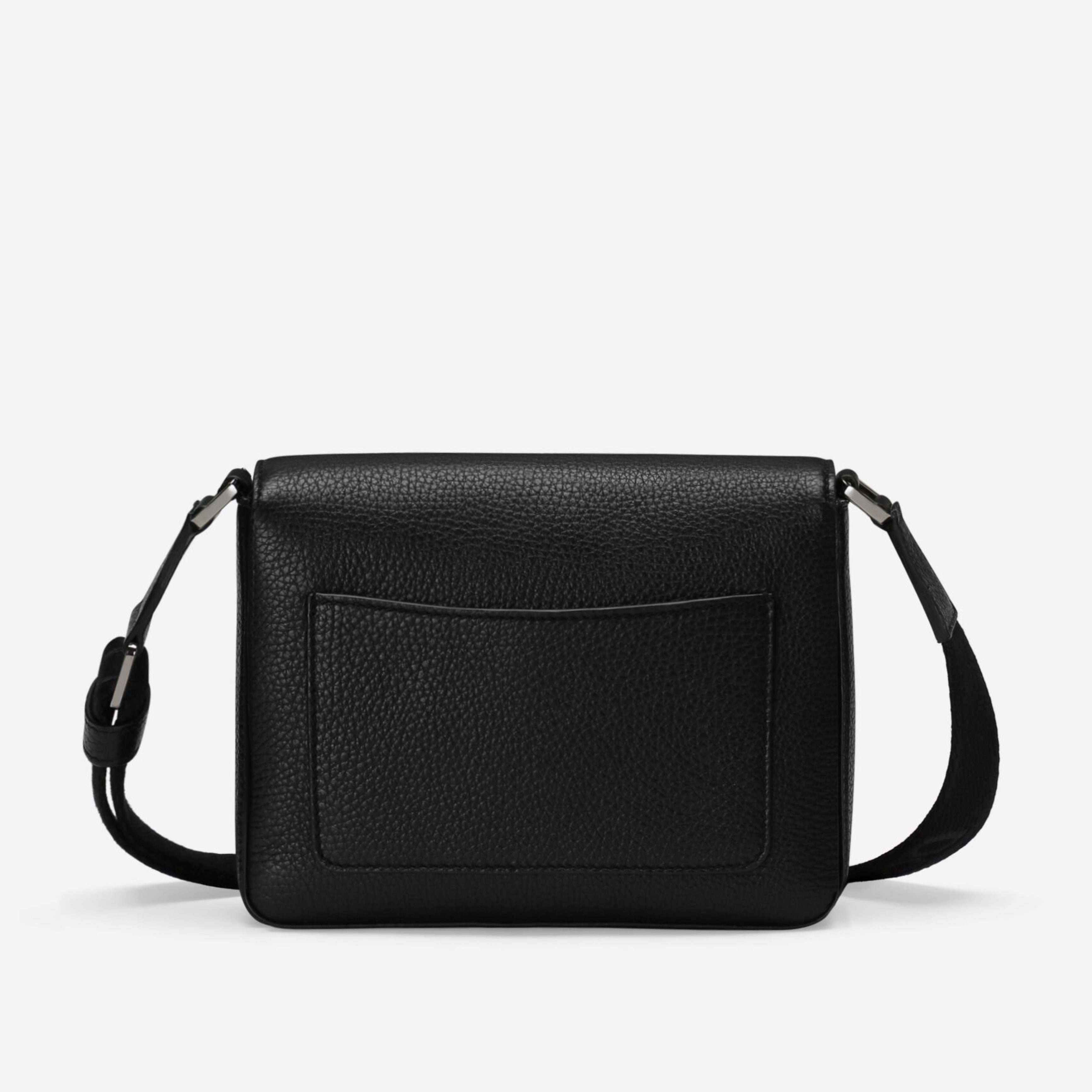 Мъжка луксозна черна чанта от еленова кожа Dolce & Gabbana Men Black Deer Leather Handbag