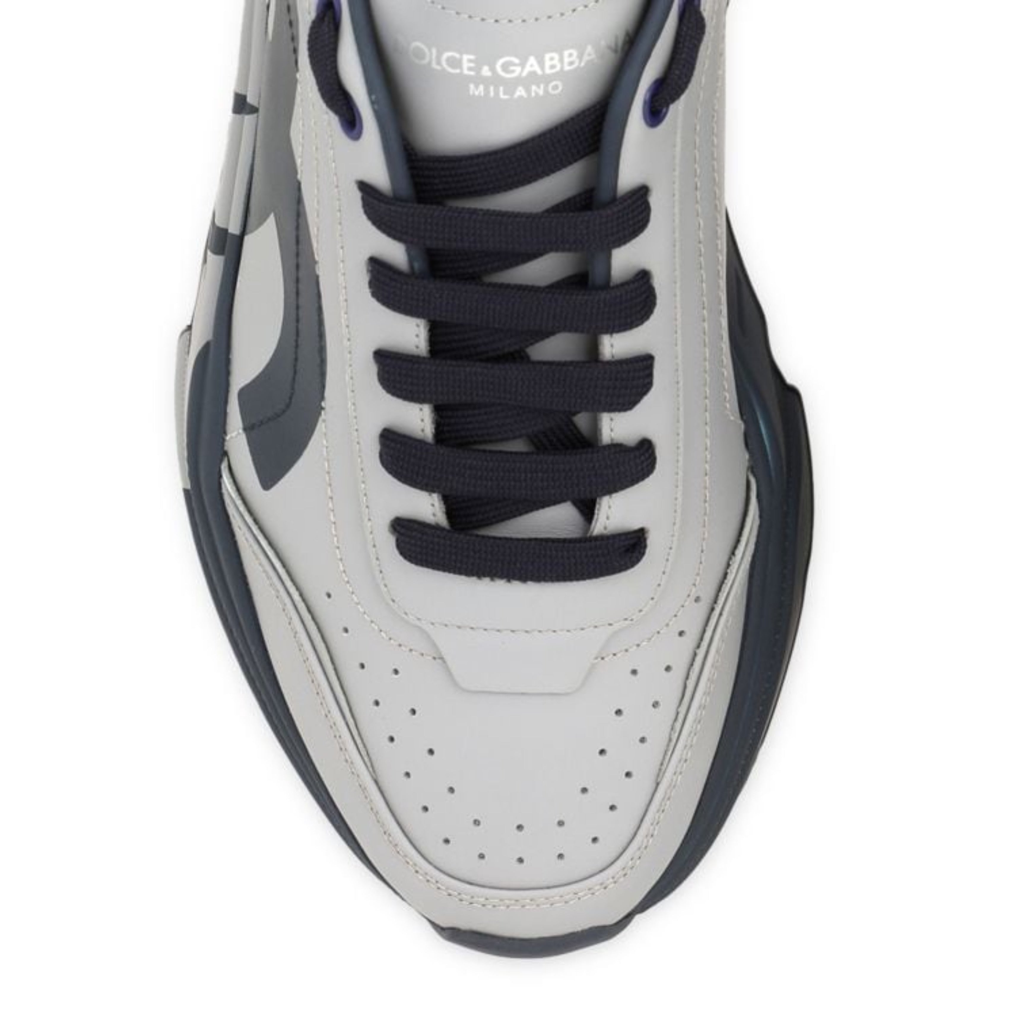 Мъжки кецове Men’s sneakers DOLCE & GABBANA Daymaster White and Blue toe view