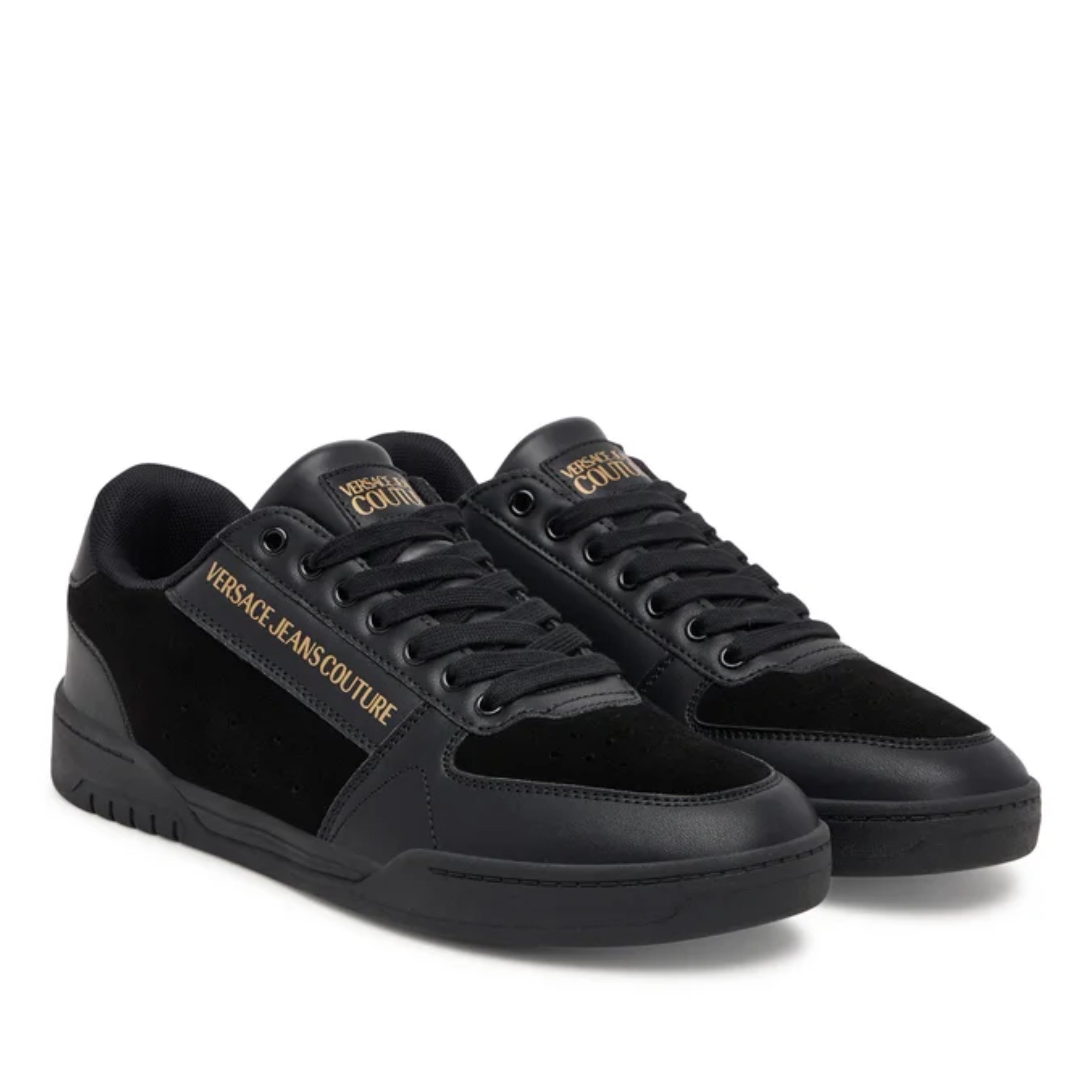 Мъжки кецове Men’s sneakers Versace Jeans Couture 79YA3SD4 ZPB39 899 Black and Gold 