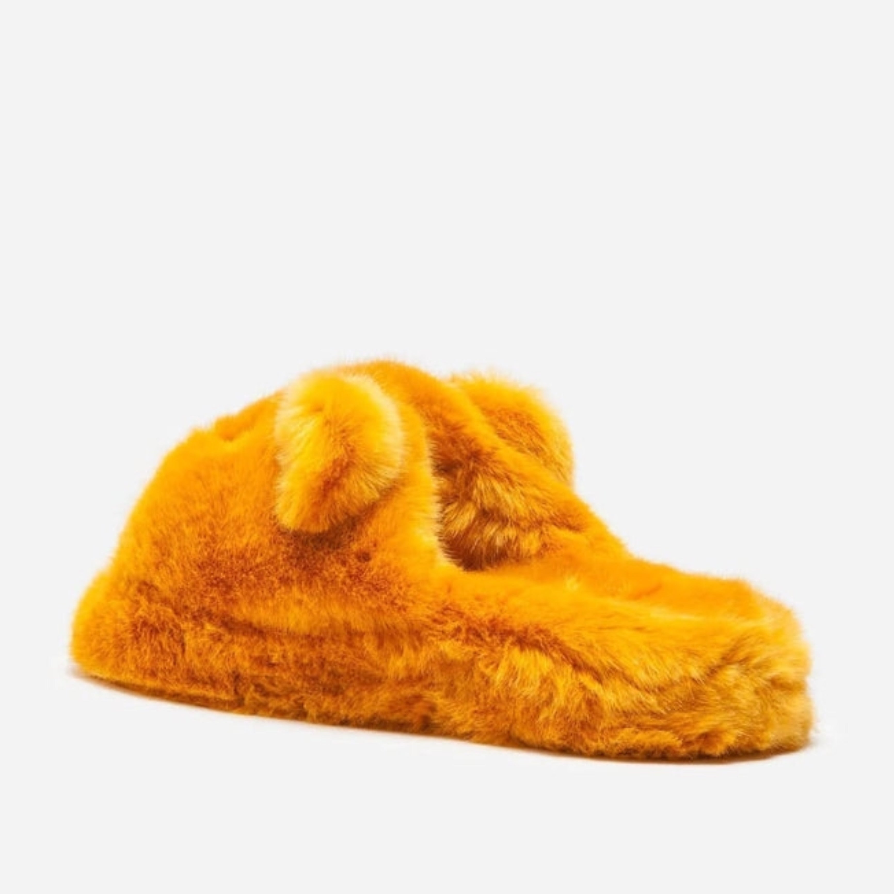 Мъжки луксозни пантофи лъвчета Dolce & Gabbana Men’s Sunshine Yellow Lion Slippers