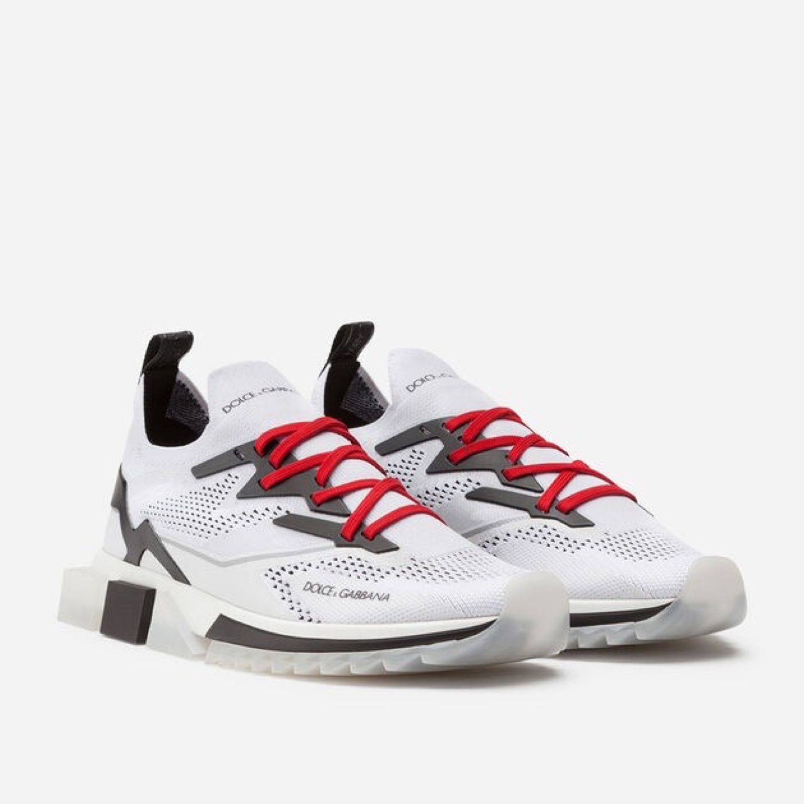 Dolce & Gabbana Sorrento Sport Stretch Men Sneakers CS1822 AW476 Medial View