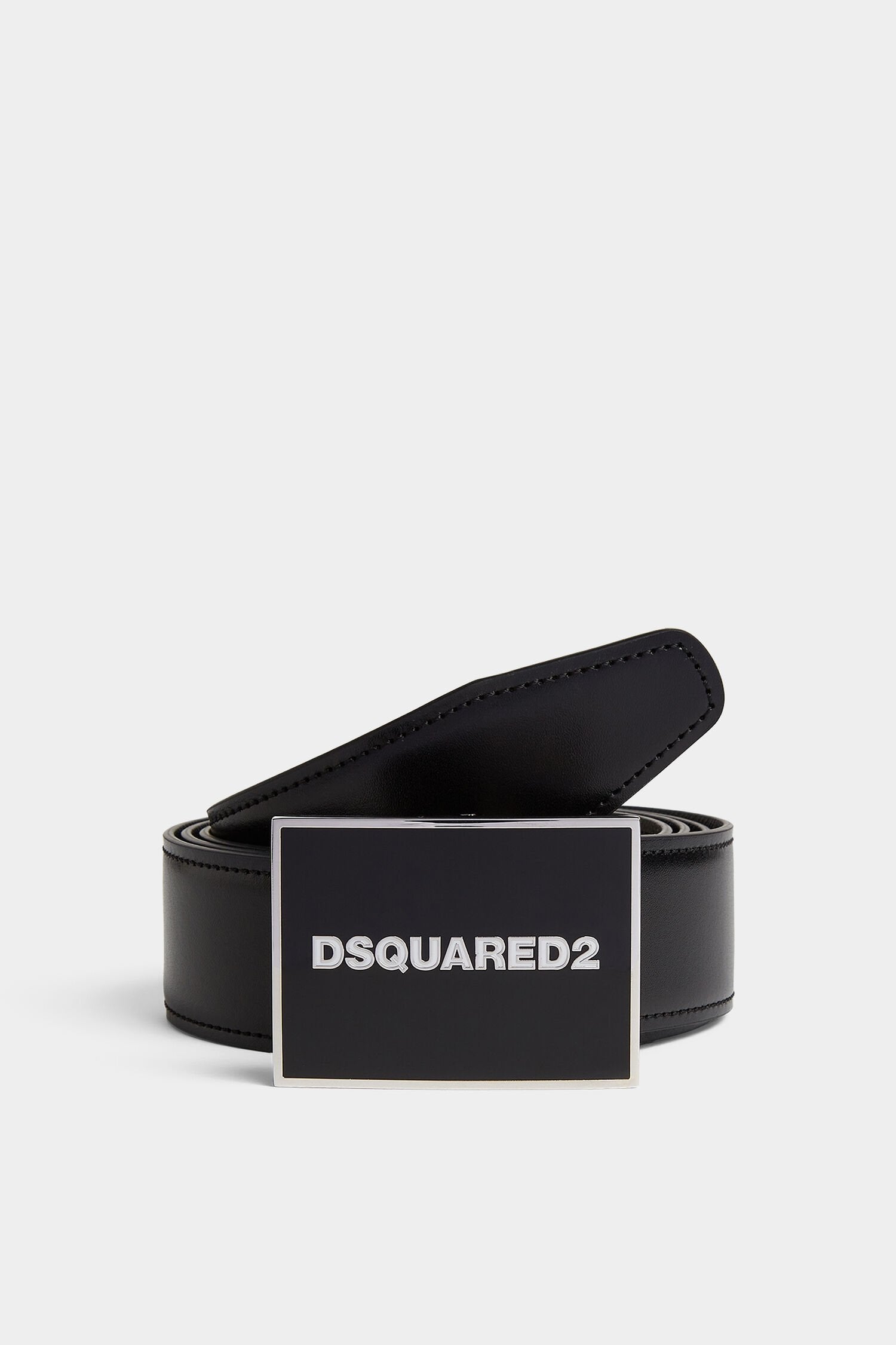 Подаръчен комплект колан с 2 катарами Men’s luxury gift box 2 buckles belt Dsquared2 GBM000212900001M1510UN Black