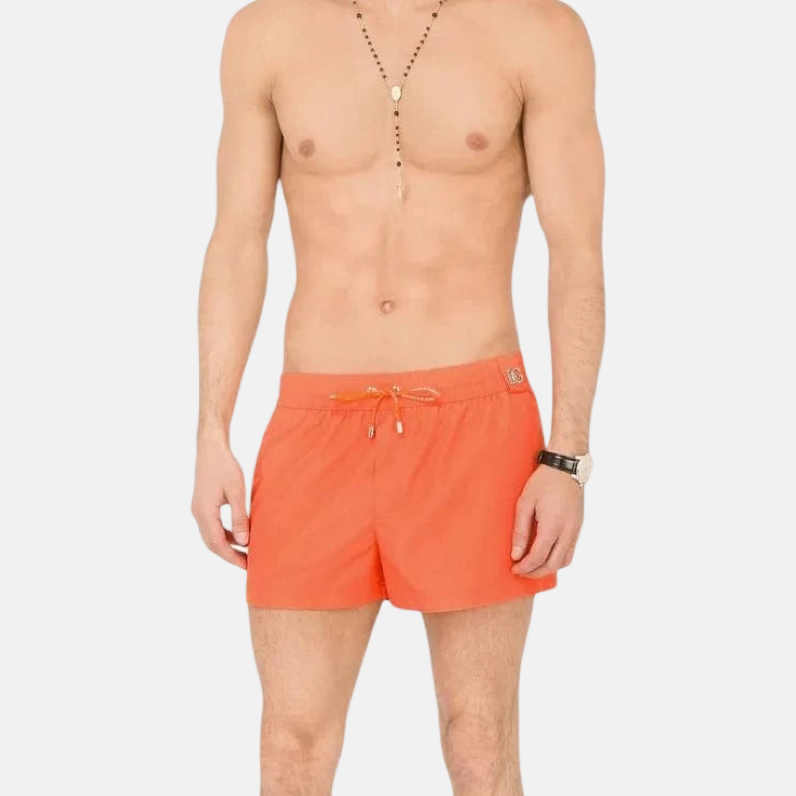 Мъжки оранжеви бански Dolce & Gabbana M4B39T FUSFW