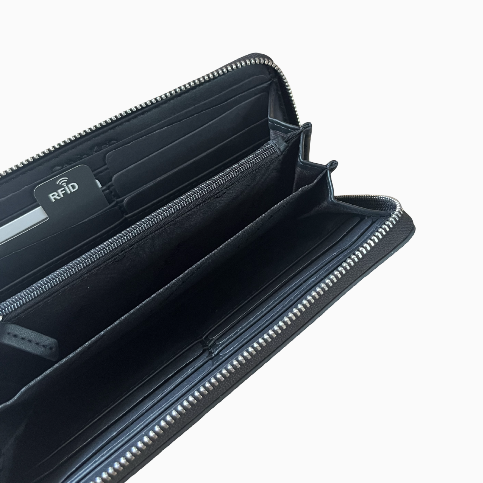 Клъч портфейл Unisex clutch wallet Calvin Klein K60K610266 Black inside view