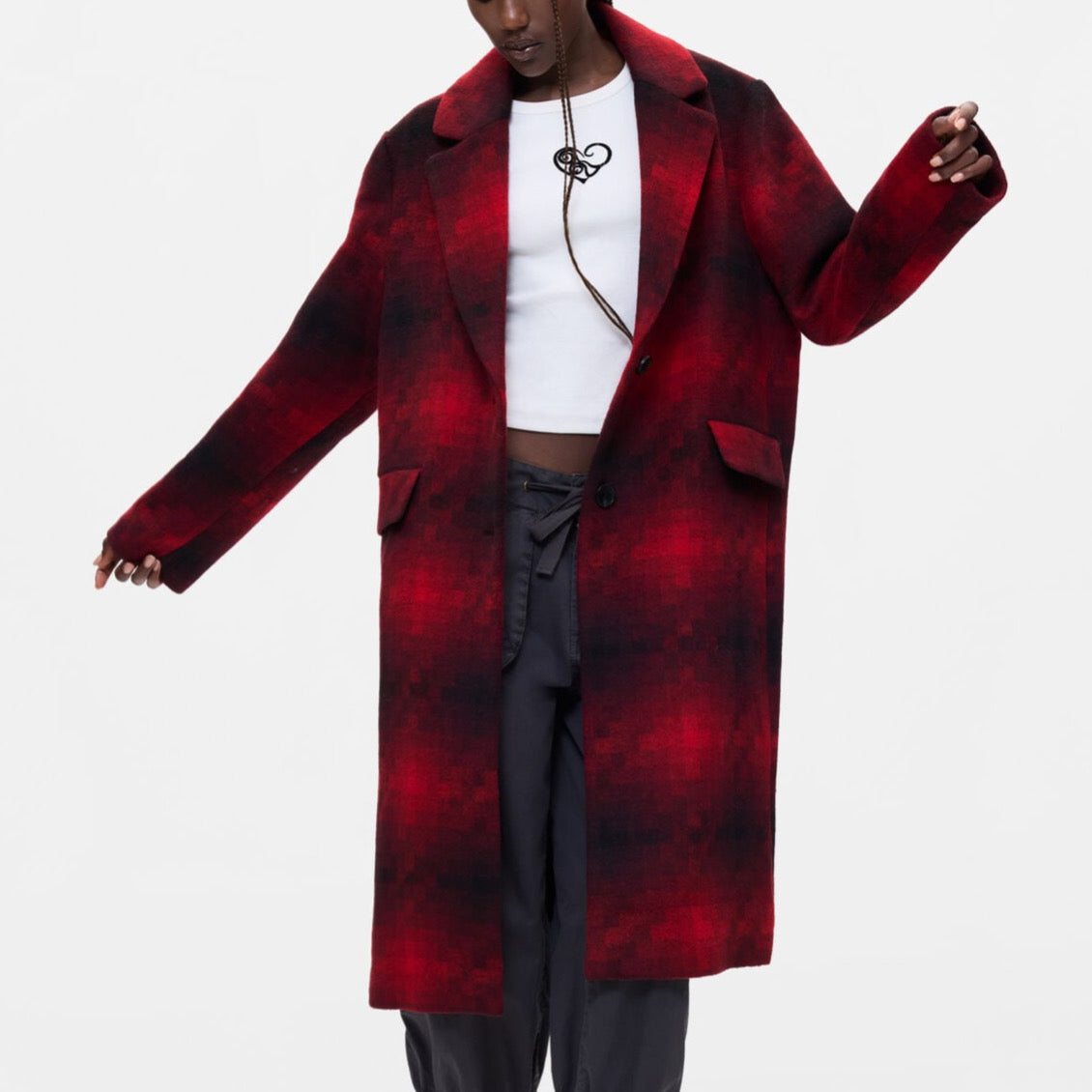 Дамско палто Desigual women’s coat 26WWEW53 3029 front view 