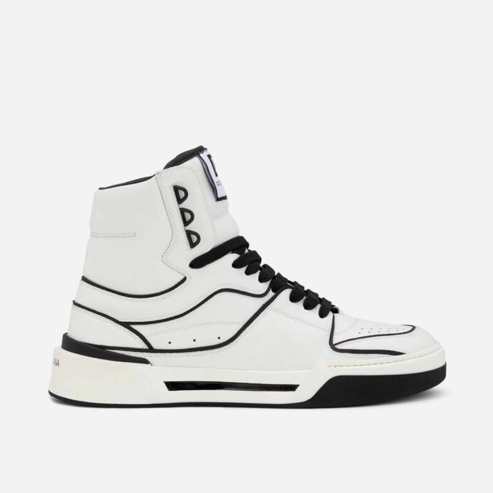 Dolce & Gabbana New Roma High Top Men Sneakers CS2037 AY9658 9697 Lateral View