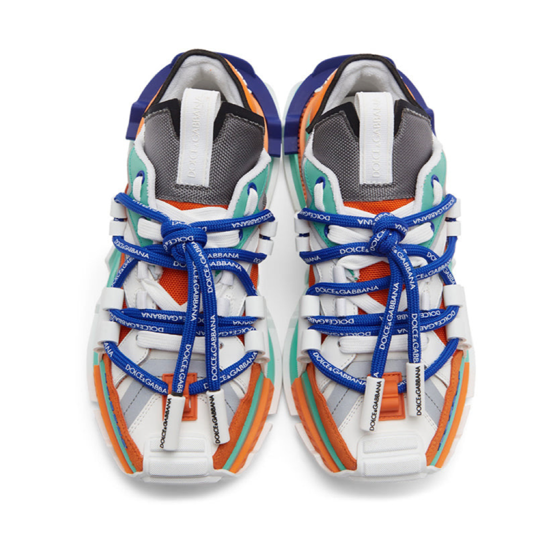 Dolce & Gabbana Multicolor Panelled Space Sneakers