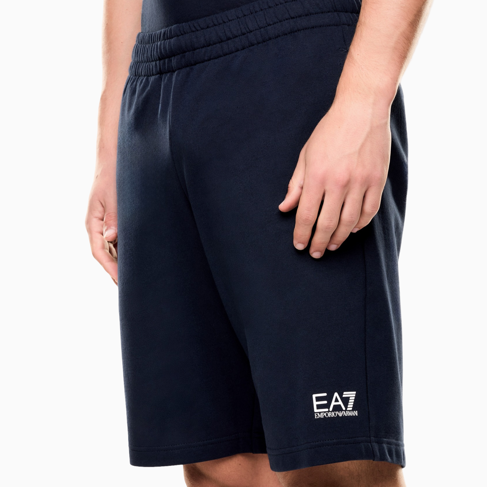Мъжки сини къси панталони EA7 Emporio Armani Men Shorts 8NPS65 PJVRZ 1562 Close-Up