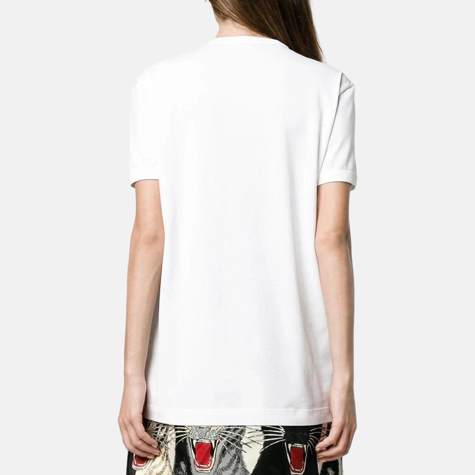 Дамска бяла тениска Dolce & Gabbana Logo Print  Women T-shirt