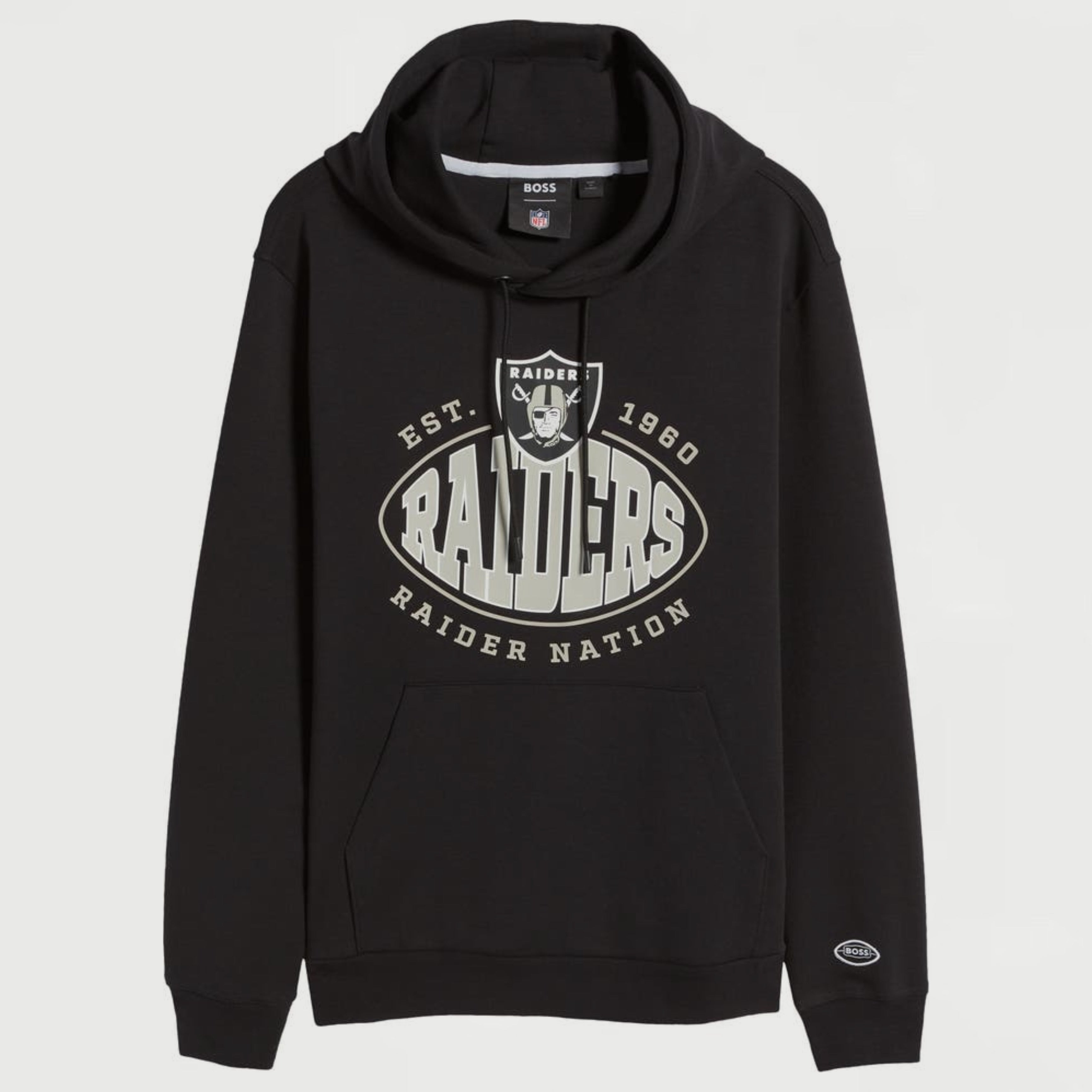 Мъжки суитчър Hugo Boss x NFL Raiders 50504598 в черно